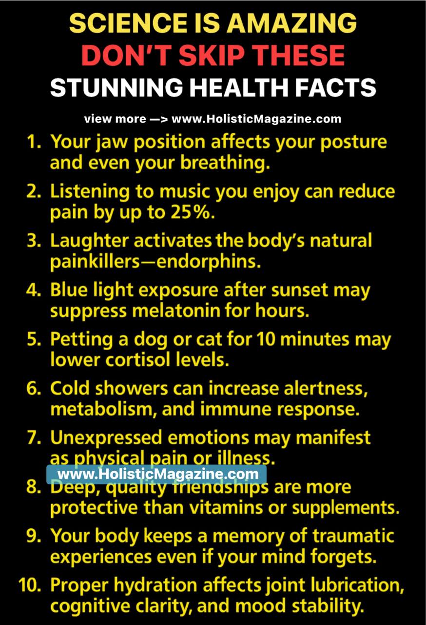 Holistic Health & Wellness Community | Stunning Health Facts That Can ...