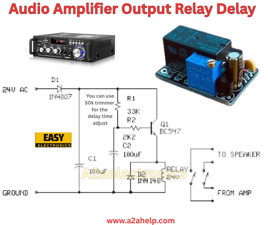 A2aelectronics - Audio Amplifier Output Relay Delay: Protect Your ...