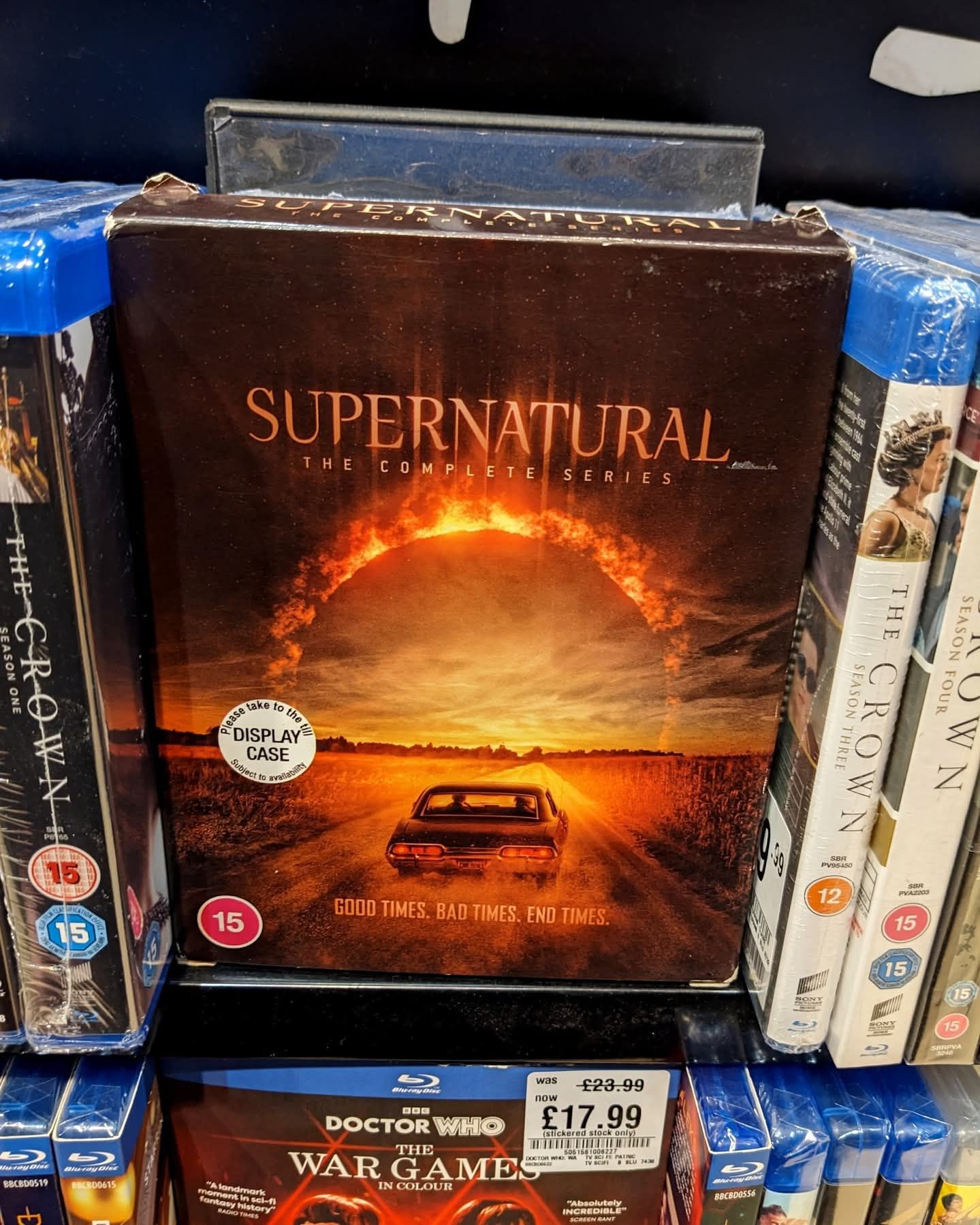 Supernatural: The Complete Series is a chonky Blu-ray box set