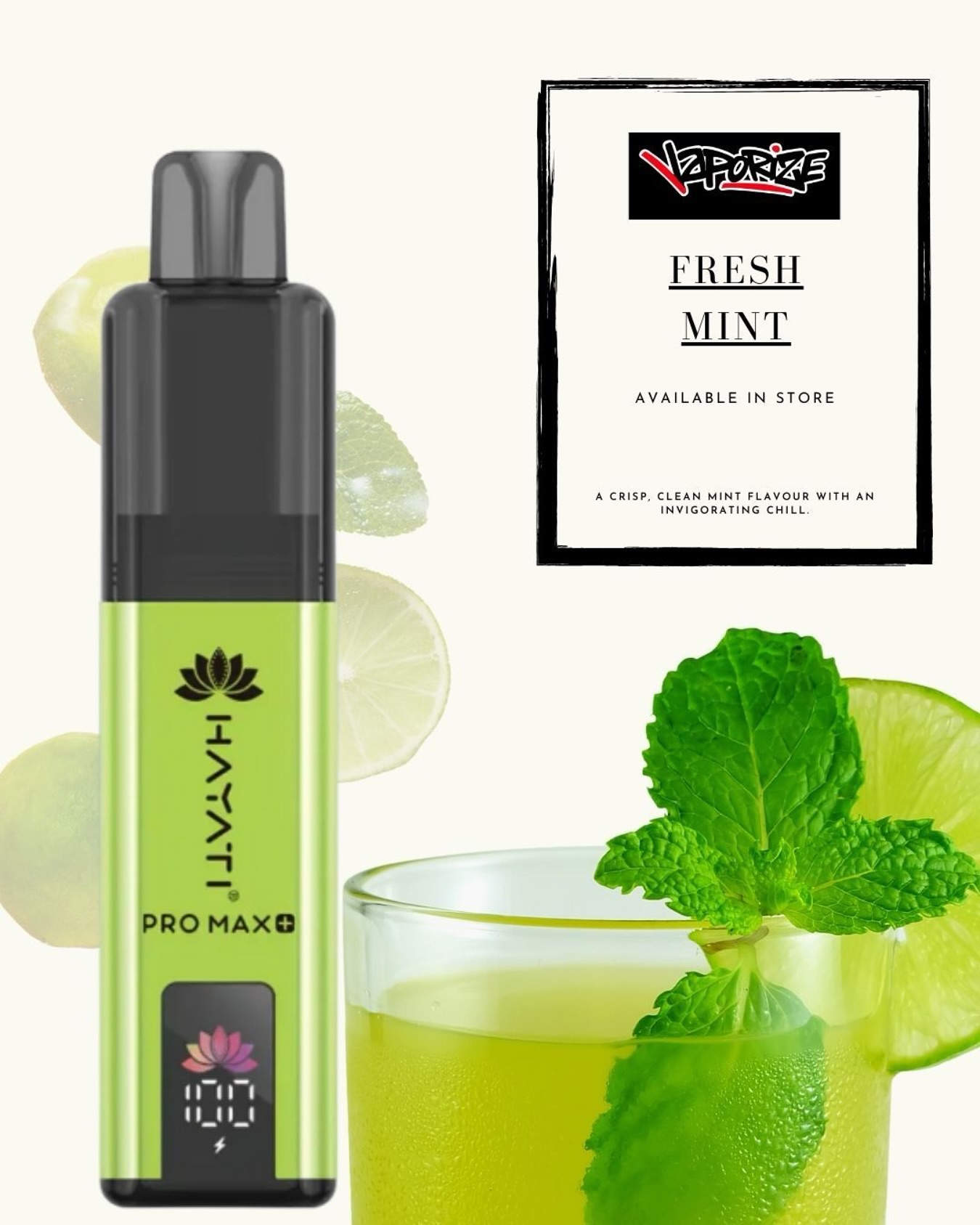 Vaporize - Meet the Hayati Pro Max Plus – Fresh Mint, Sleek, powerful ...