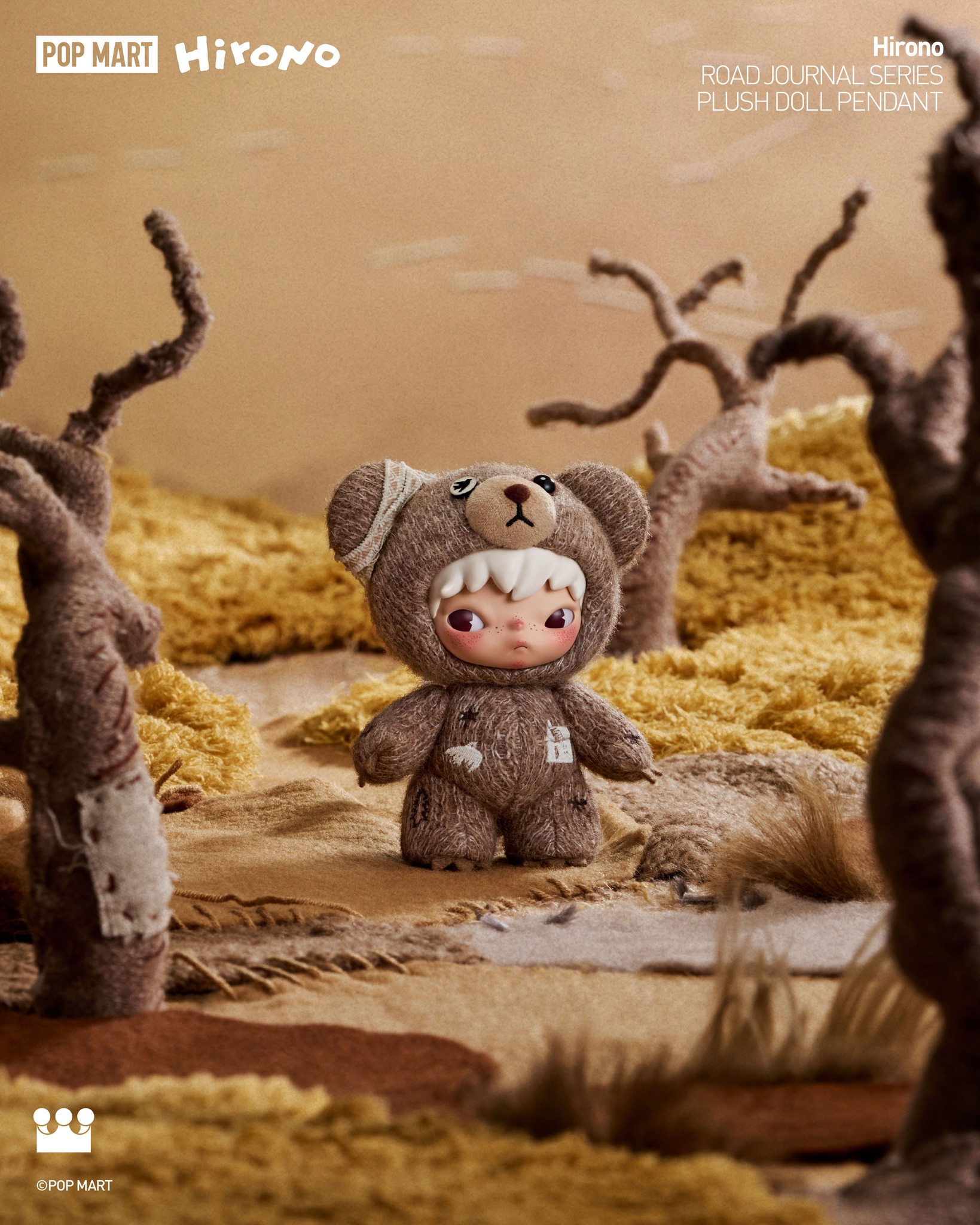 Hirono Road Journal plush doll pendant blind box available