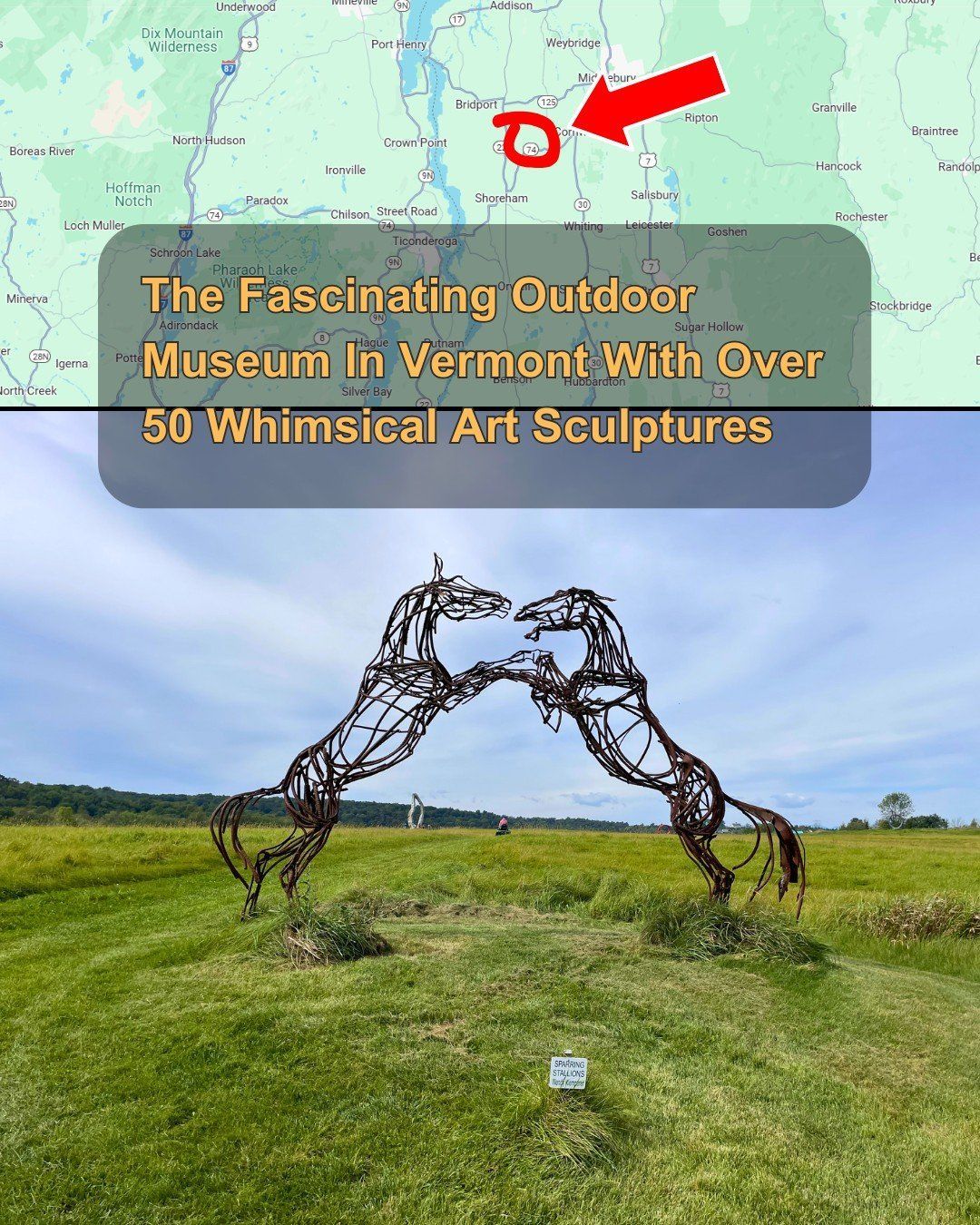 Vermont Family Destinations - This outdoor museum has over 50 whimsical ...