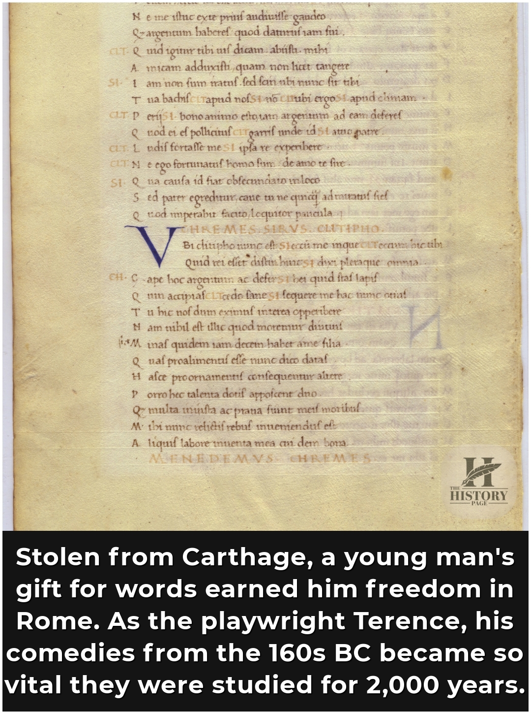 The History - A slave’s wit became so sharp that his master freed him ...