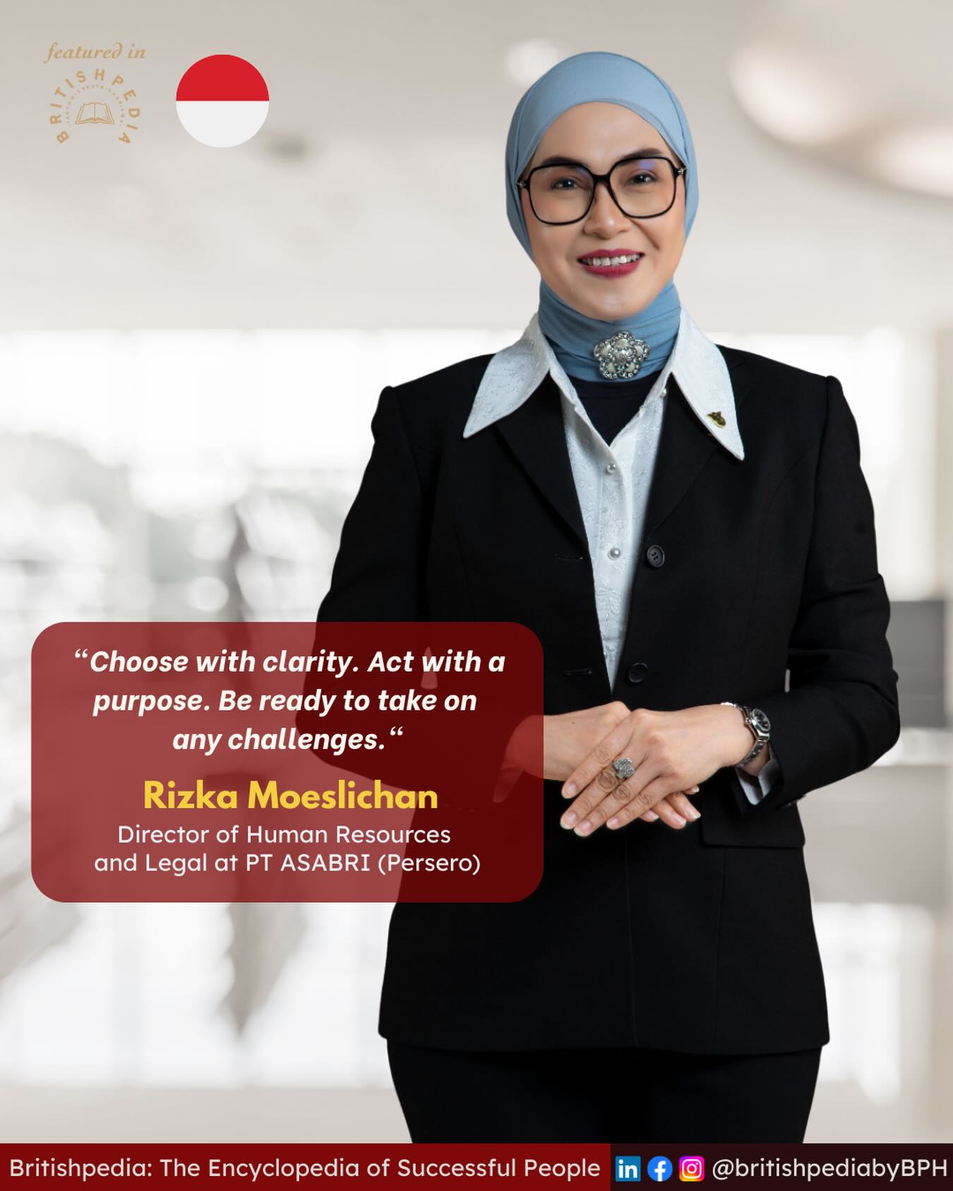 Britishpedia - As the only woman on ASABRI’s leadership team, and ...