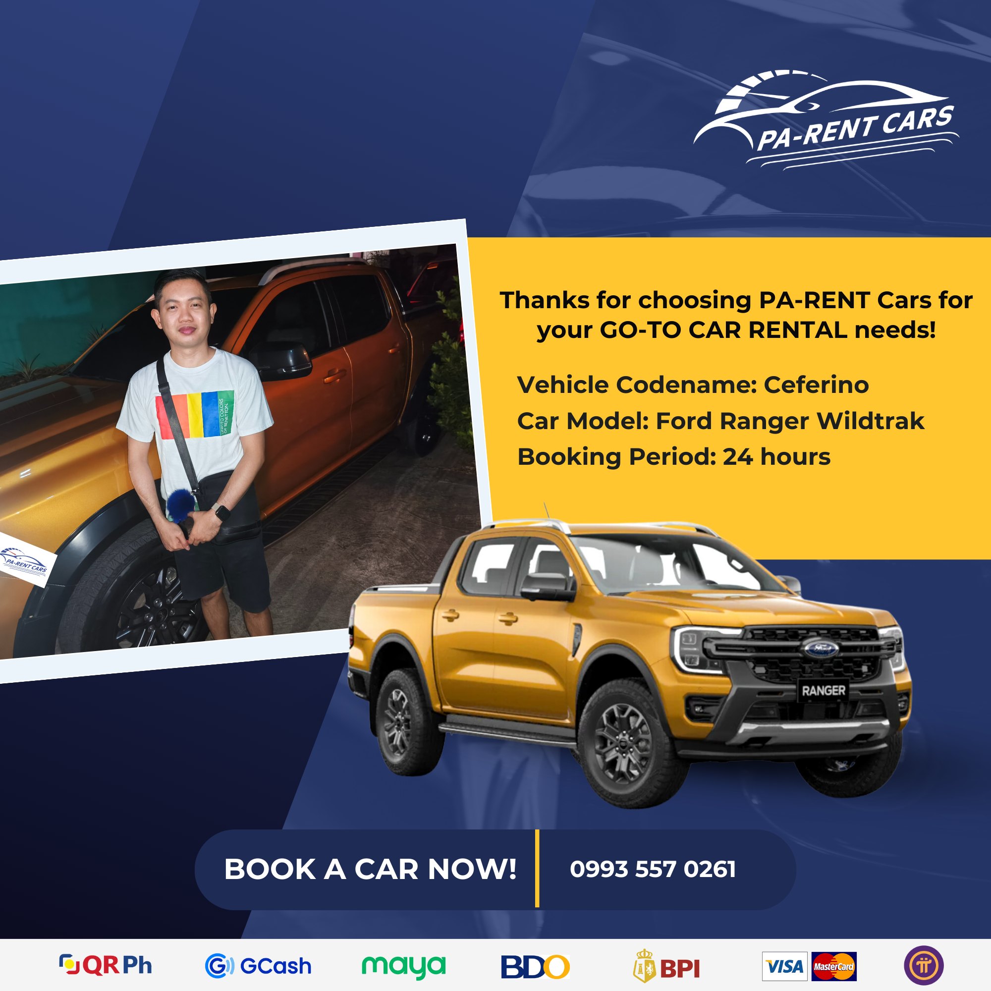 Pa-Rent - Conquer your day with the Ford Ranger Wildtrak! 🚀 This ...