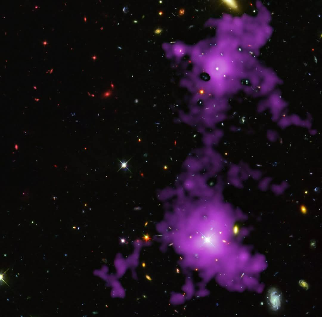 Dark matter filament discovered between galaxies