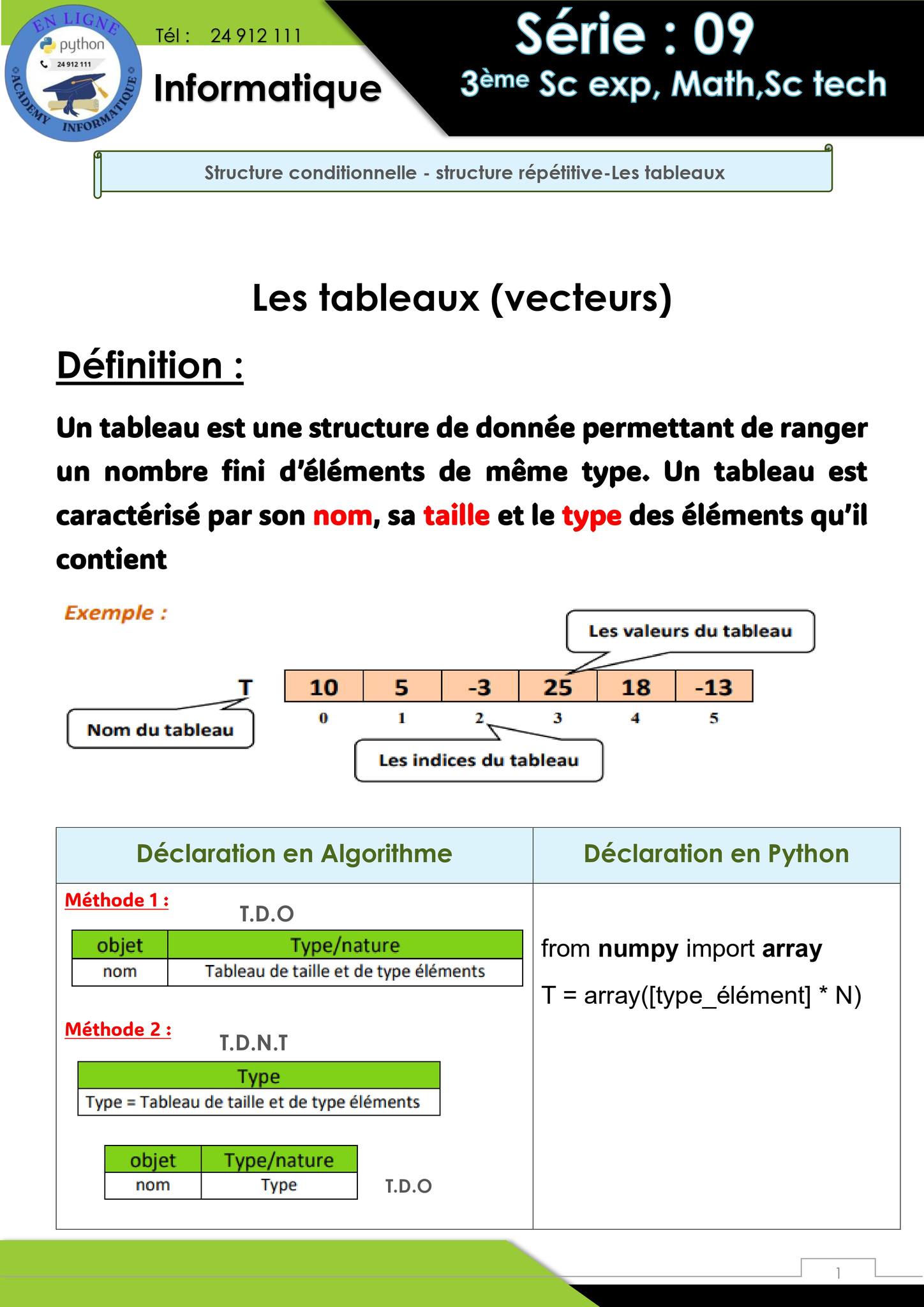 سلسلة تمارين... - Algorithmique et programmation en Python | Facebook