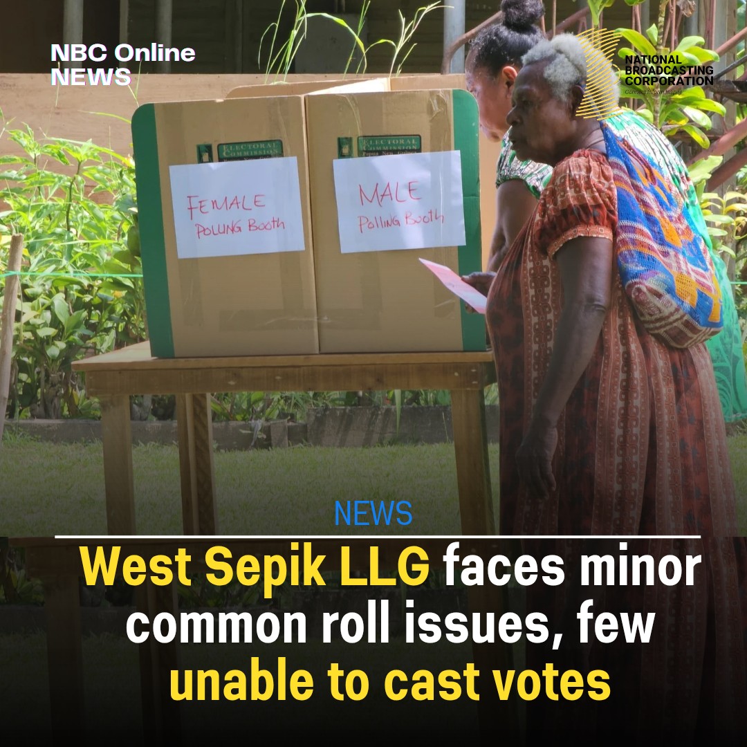 NBC - West Sepik Province has officially commenced polling today for ...