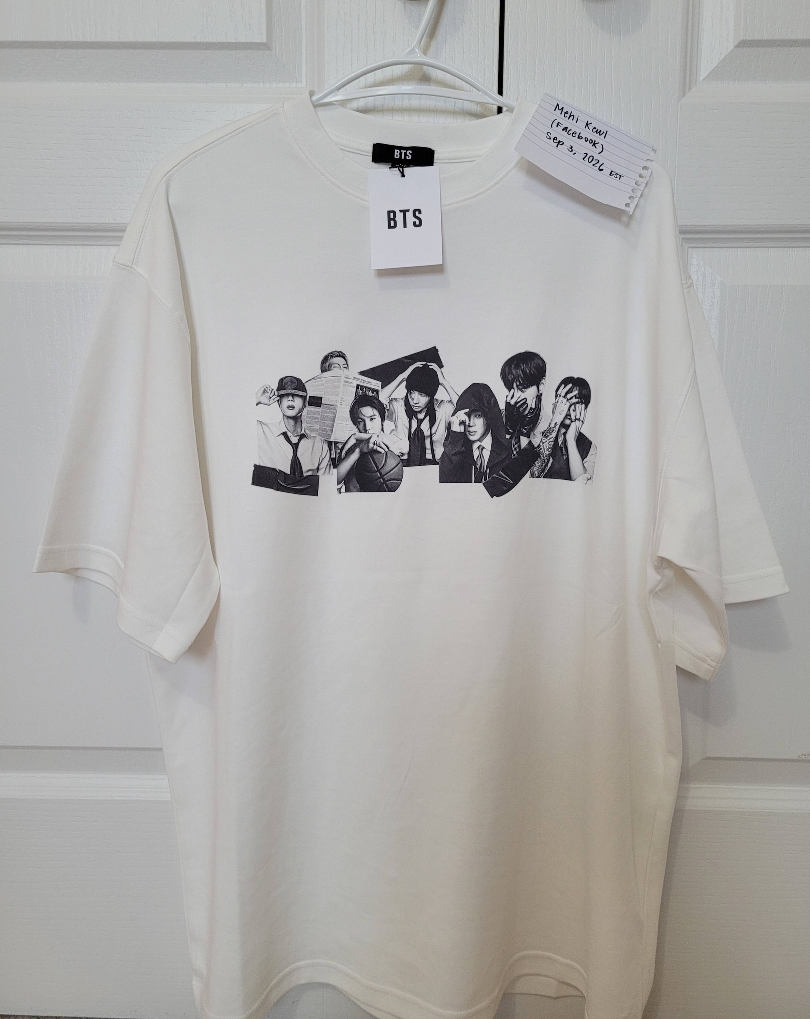 BTS ARIRANG POP-UP JIMIN S/S T-Shirt L BANGTAN JIMIN VINTAGE