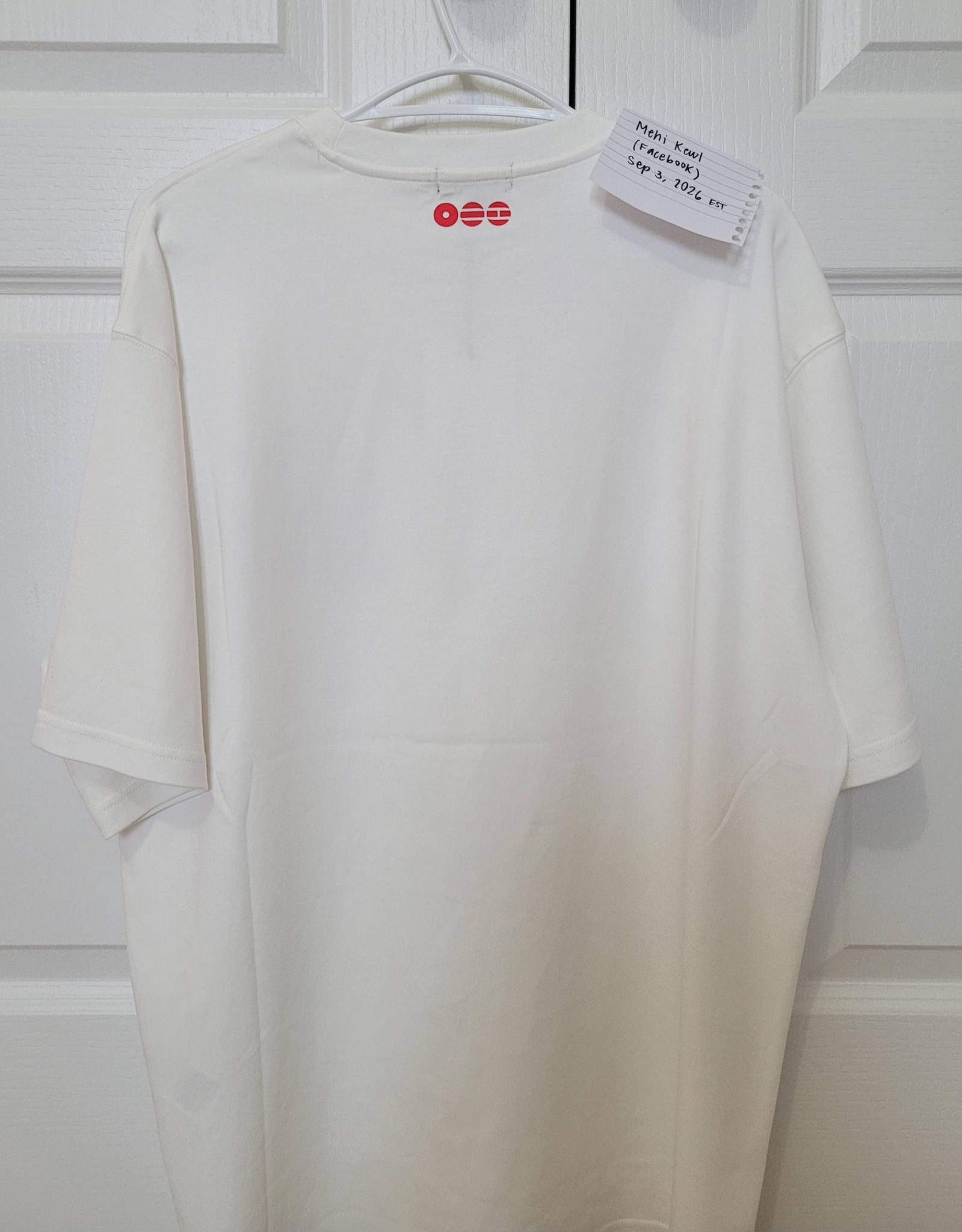 Jungkook T-shirt size Large for BTS pop-up in Toronto on September 10