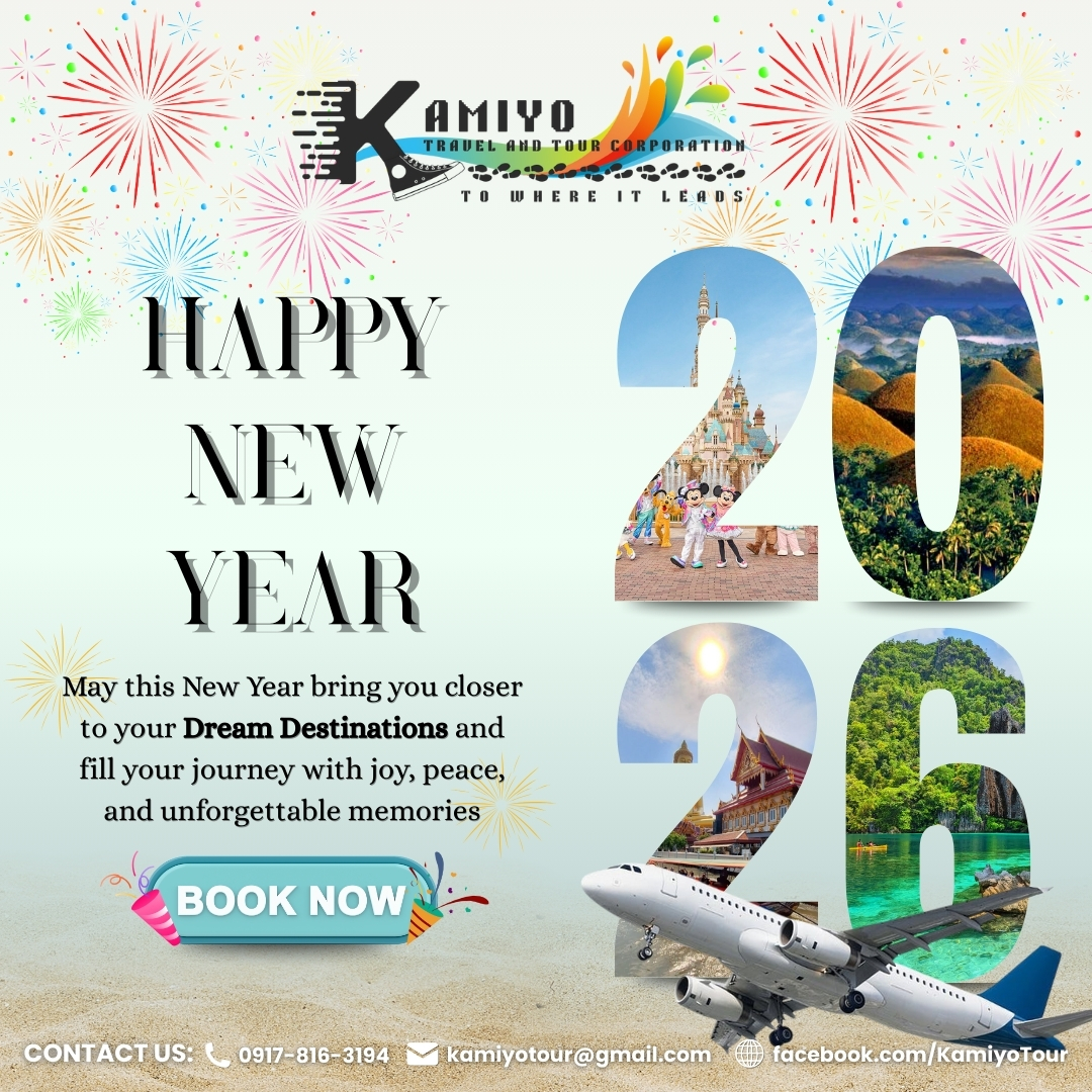 KamiYo - 🎆 Happy New Year 2026 from Kamiyo Travel and Tour Corporation ...
