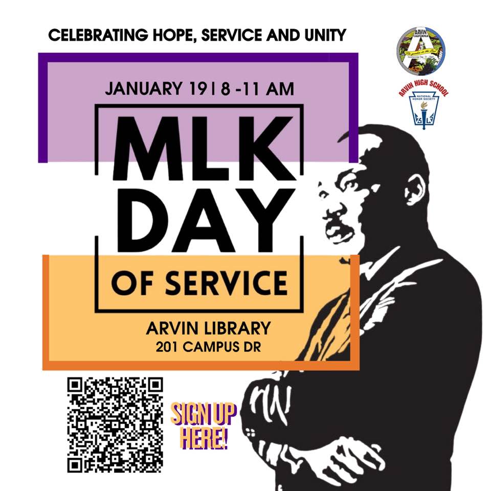 Mayor - MLK Day of Service | City of Arvin Our beloved Arvin community ...