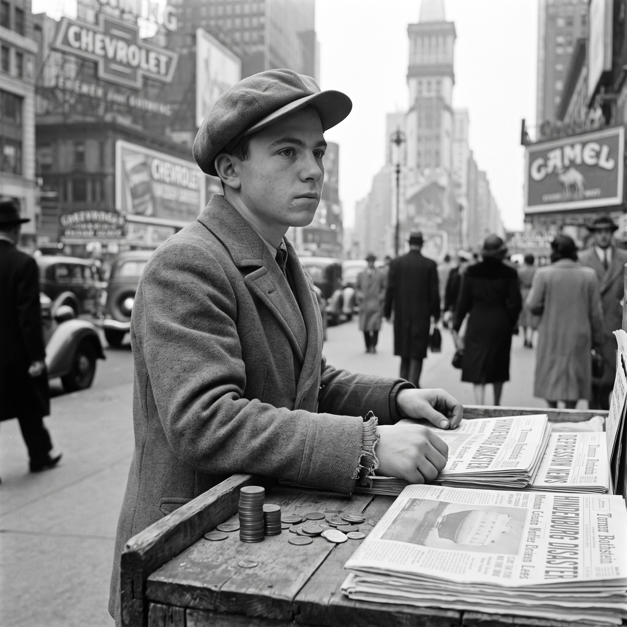 Arthur Rothstein's 1937 photograph of a bootblack in New York City