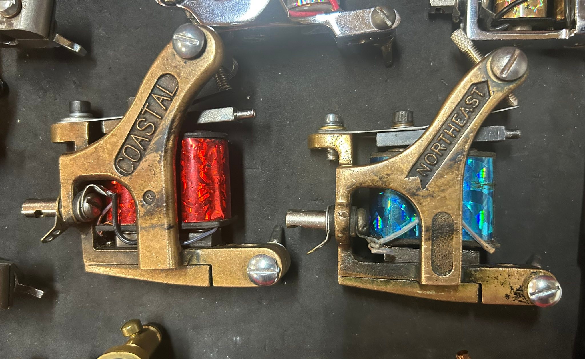 History of old coastal tattoo machines
