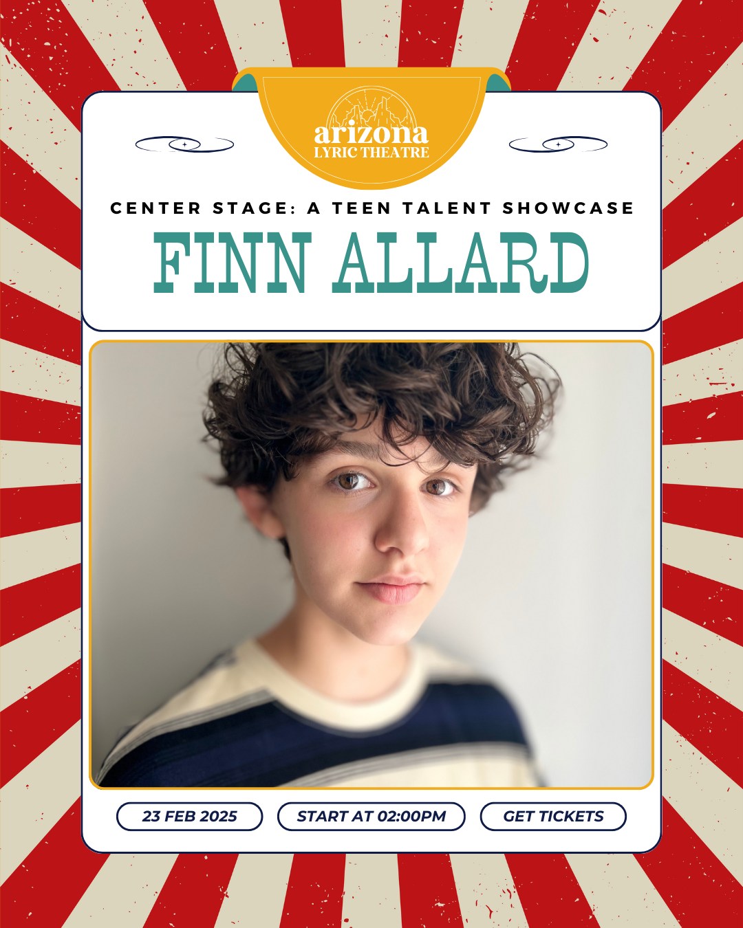 Arizona - 🌟 Meet the Cast: Finn Allard 🎶 At just 13 years old, Finn ...