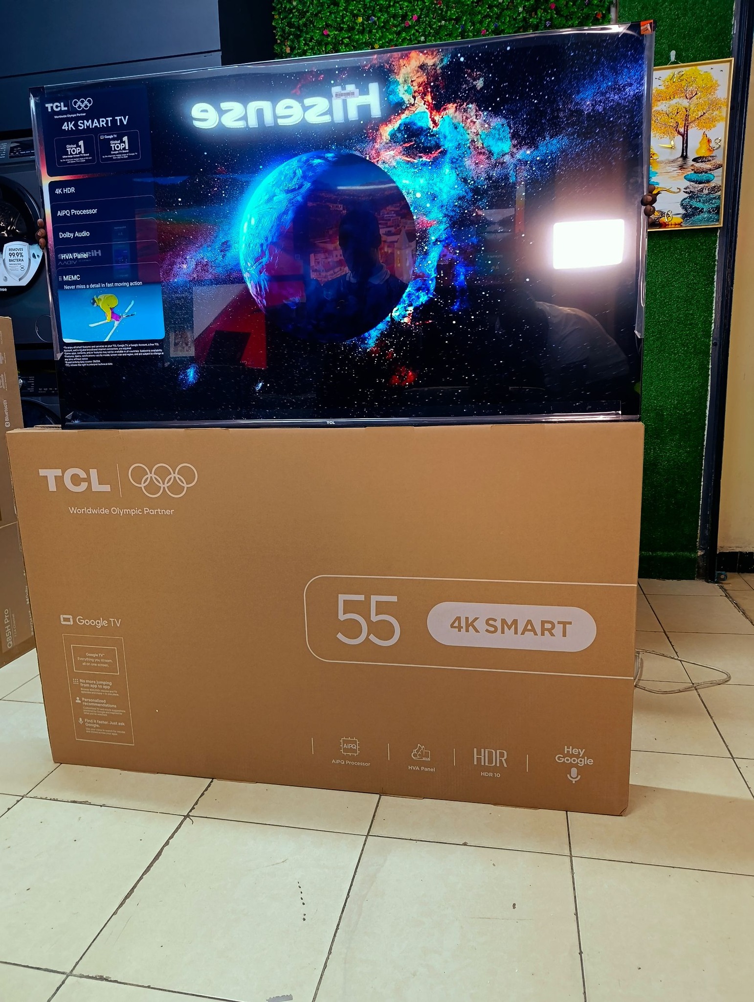 50-inch 4K UHD HDR smart television running the Google TV platform