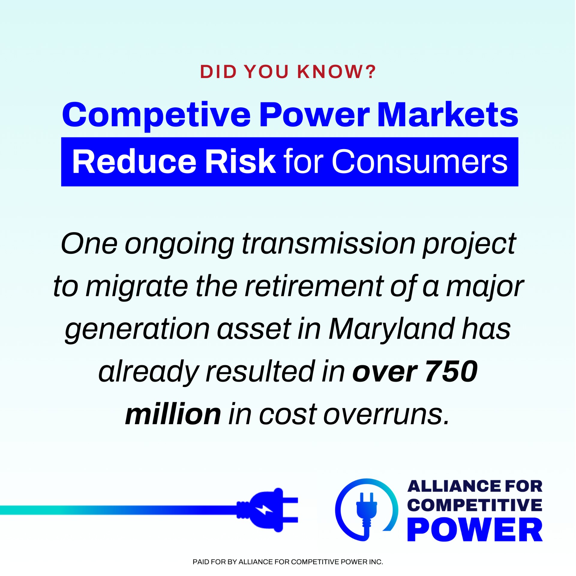 A report commissioned by... - Alliance for Competitive Power | Facebook