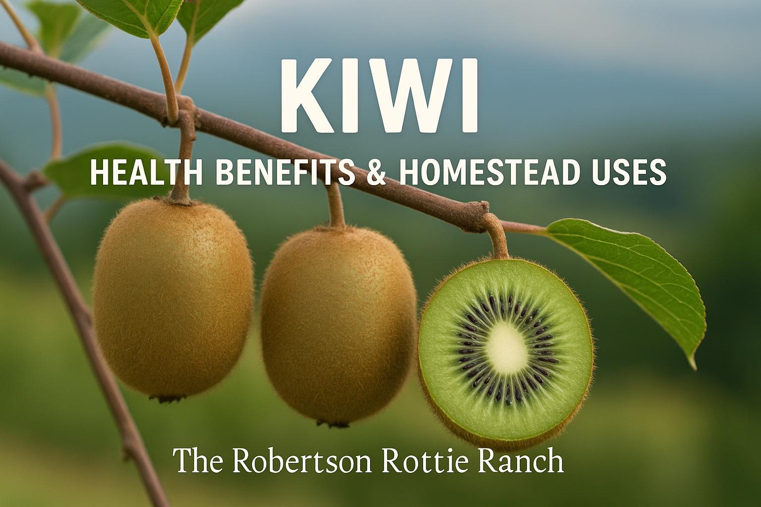 Rottie Ranch - 🥝 KIWI: HEALTH BENEFITS & HOMESTEAD USES 🥝... | Facebook