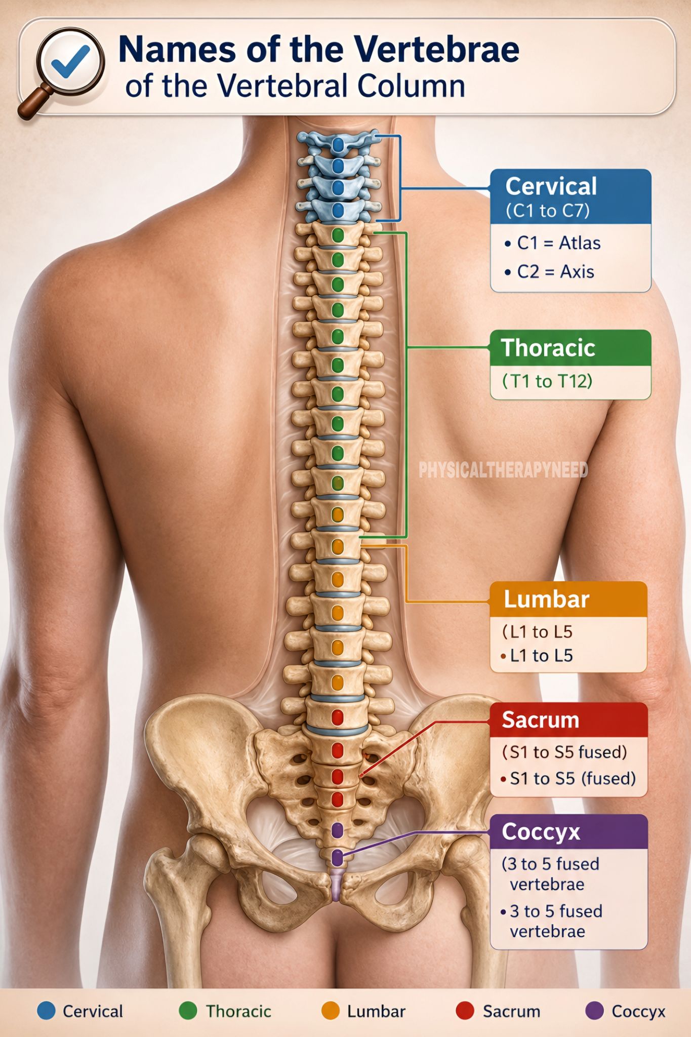 Let's learn the spinal column together! Think of it like a strong