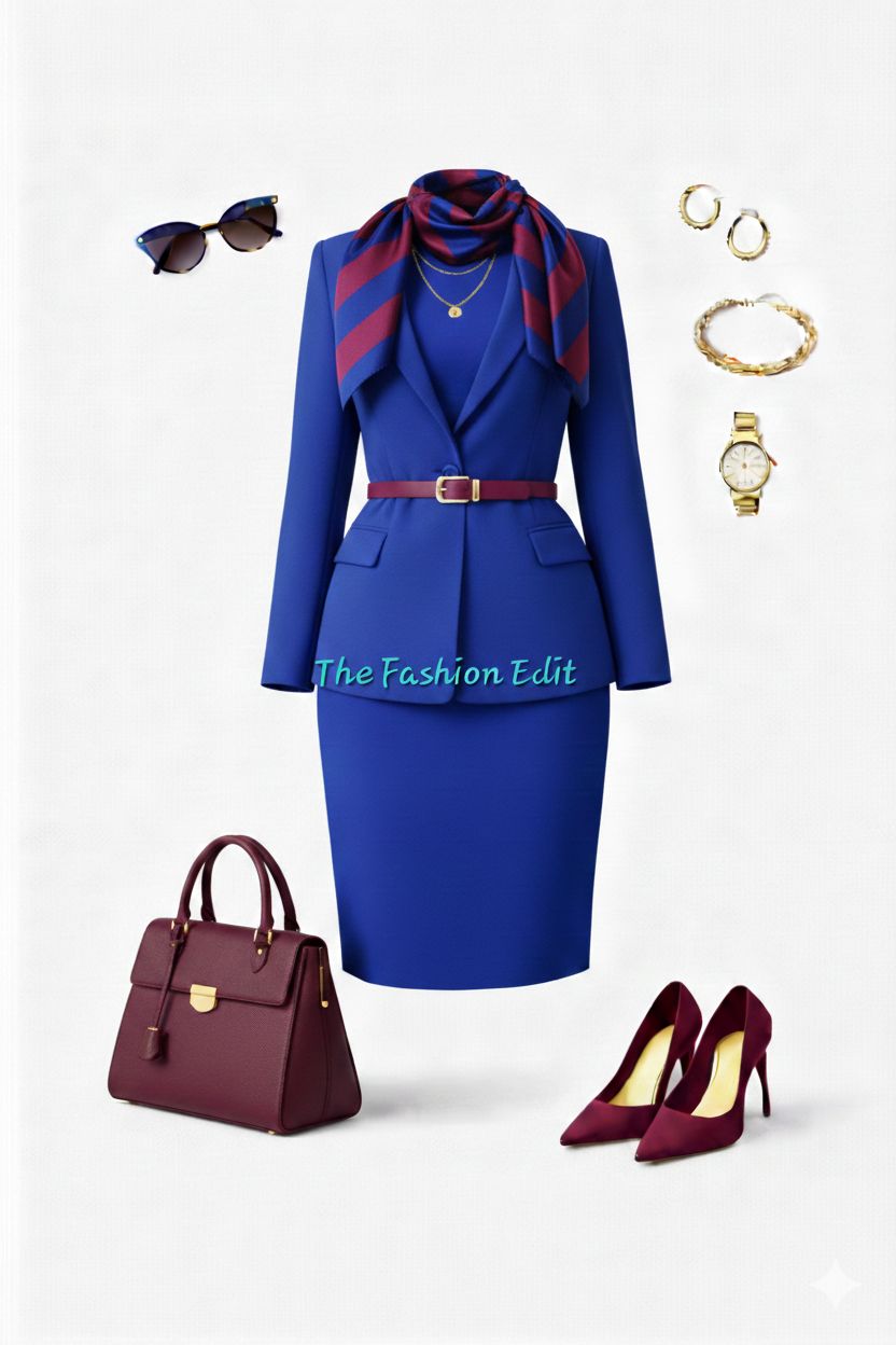 Burgundy And Navy Blue Outfits ✨