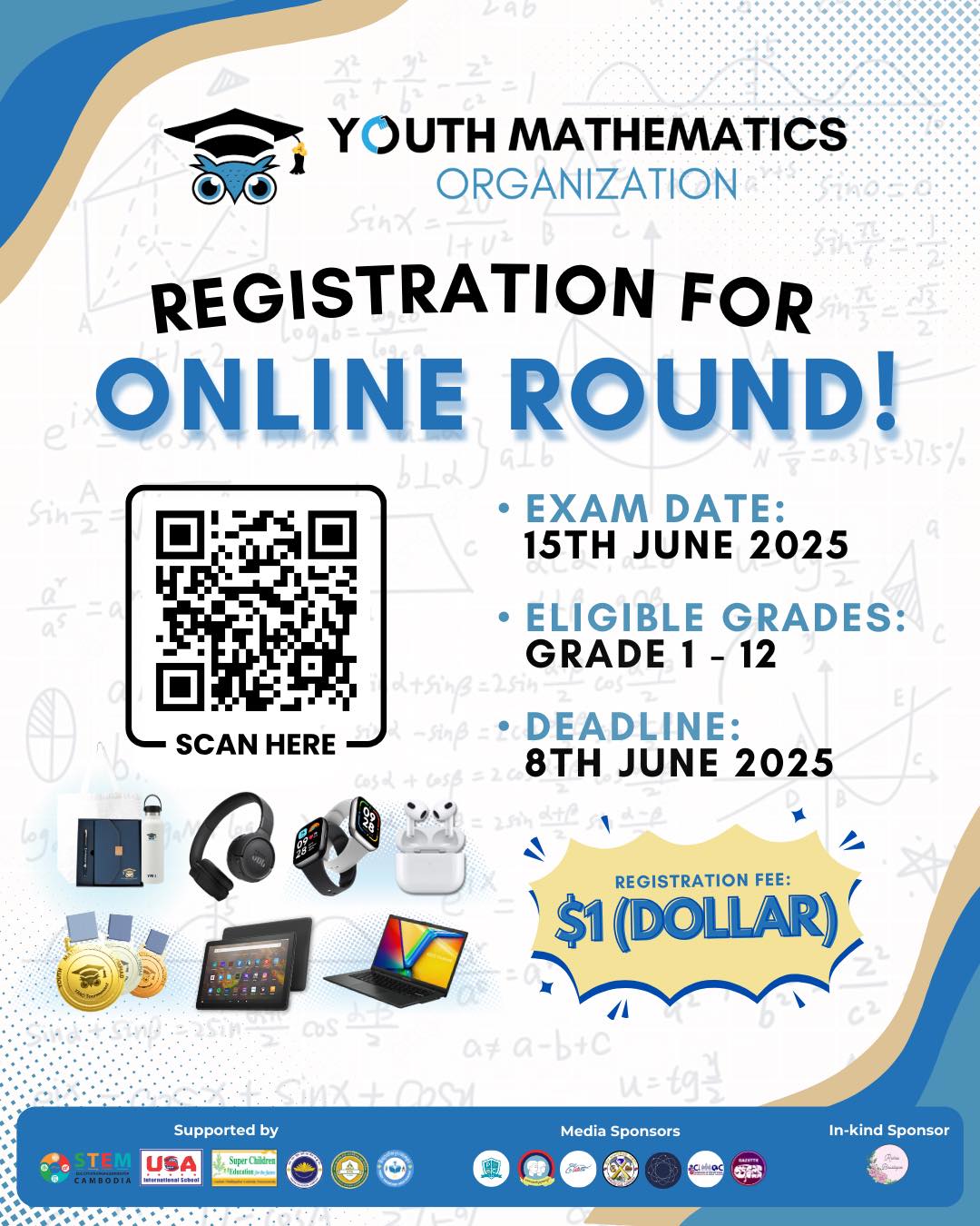 🚀 តោះ! ... - Youth Mathematics Olympiad | Facebook