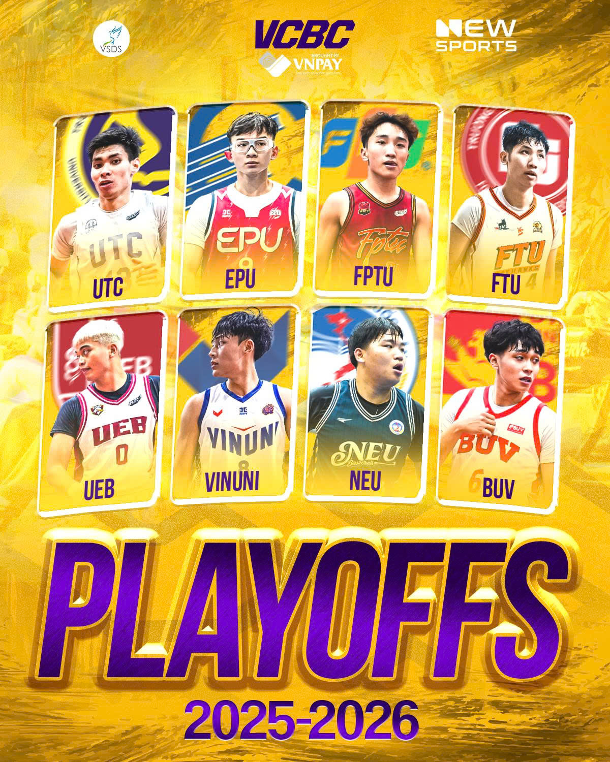 🏆 PLAYOFFS VCBC... - Giải bóng rổ Sinh viên Việt Nam - VCBC | Facebook