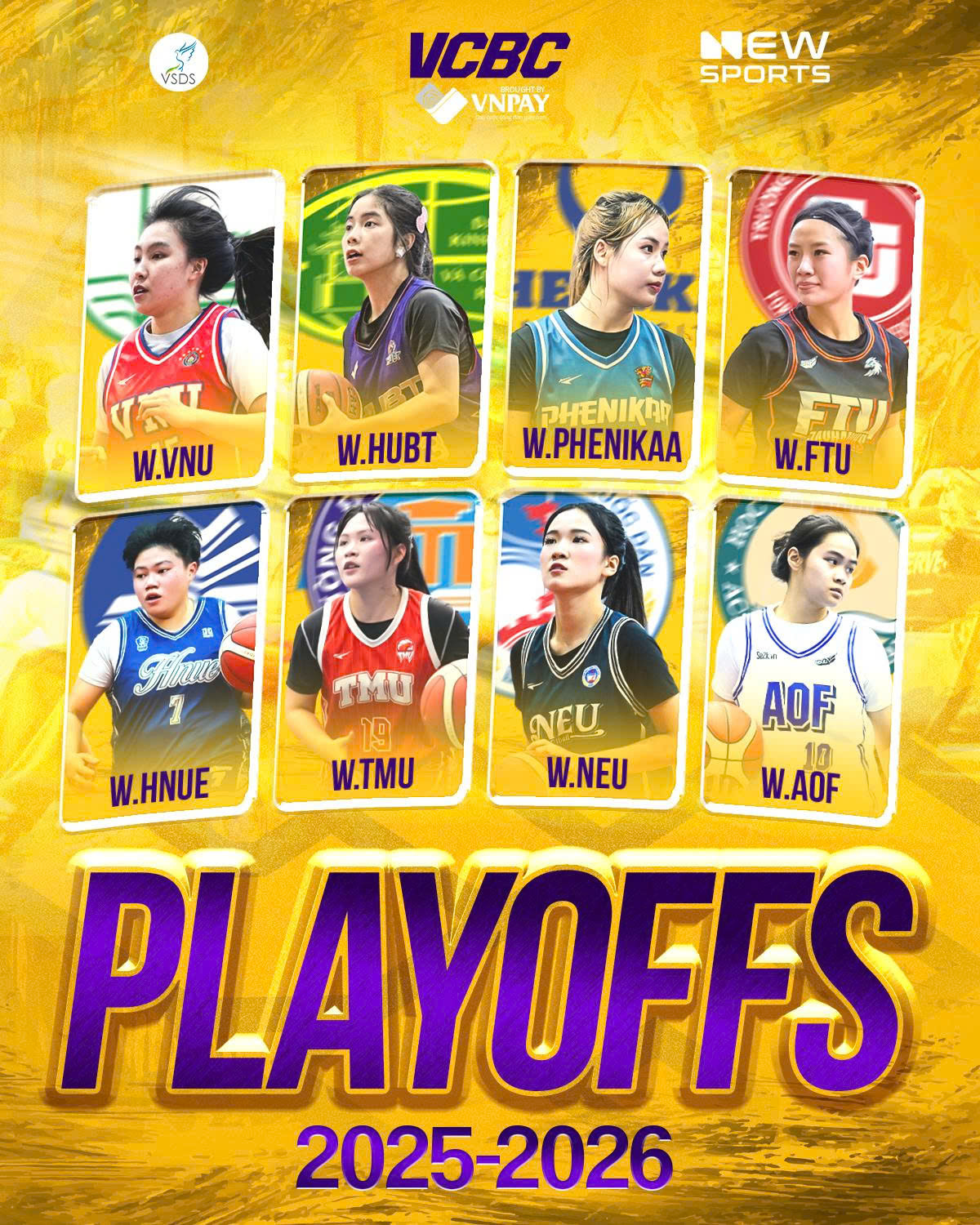🏆 PLAYOFFS VCBC... - Giải bóng rổ Sinh viên Việt Nam - VCBC | Facebook