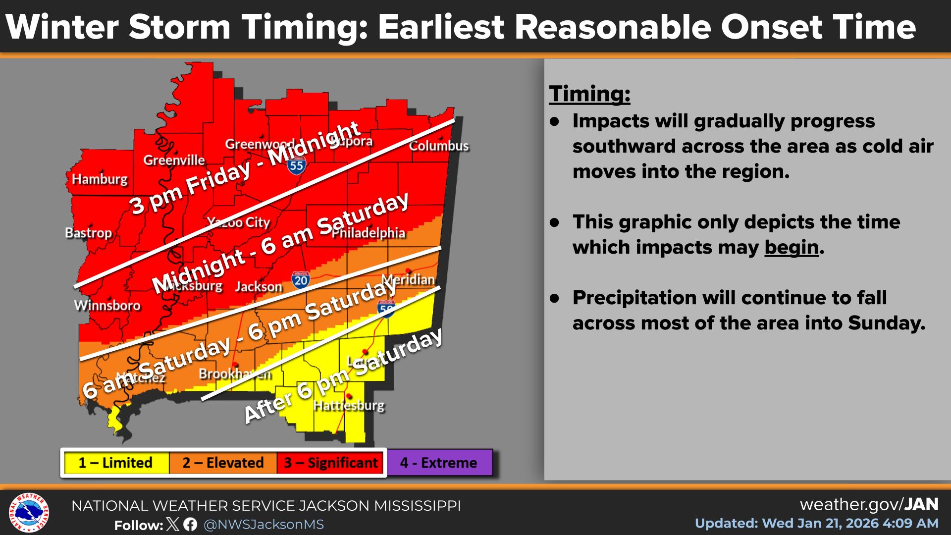 Meteorologist - This timing graphic depicts when wintry precipitation ...