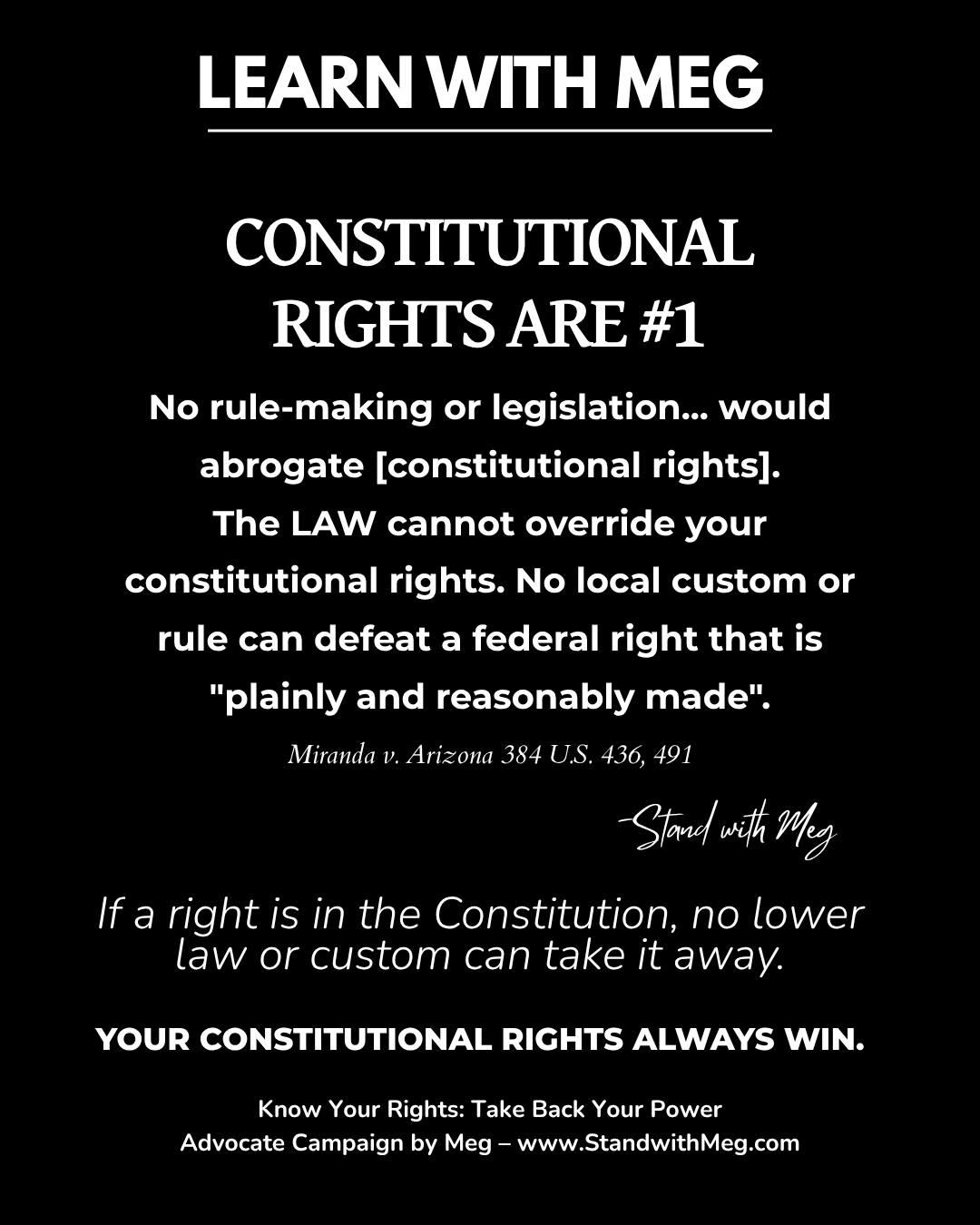 Meg - 🛑 STOP letting local custom override your freedom! Your ...