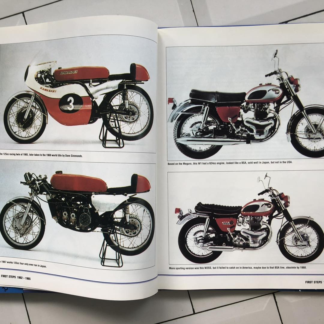 Kawasaki motorcycles illustrated history book
