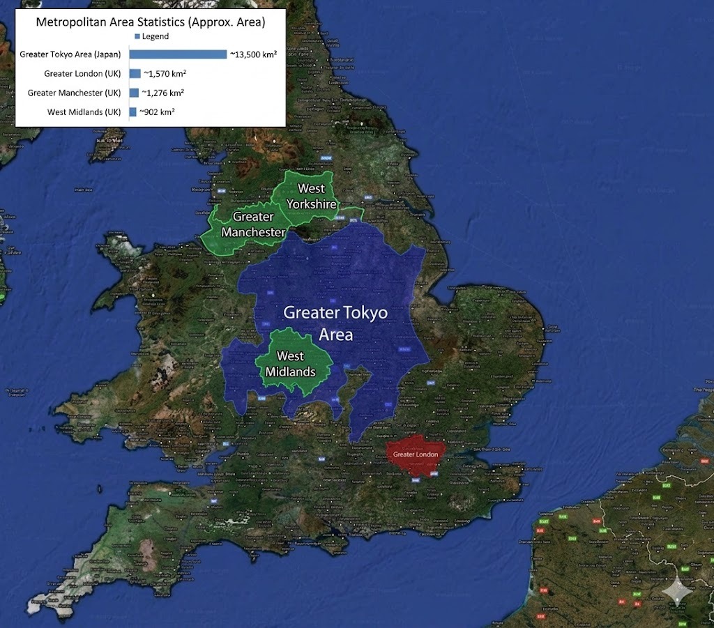 Greater Tokyo vs Greater London