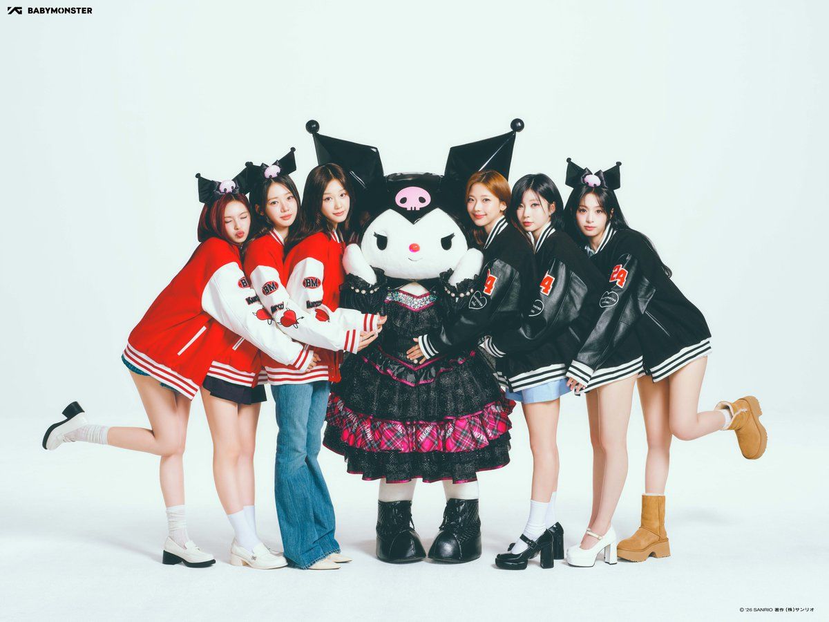 BABYMONSTER × KUROMI ❤️🤍🖤 #베이비몬스터 #BABYMONSTERMÉXICO
