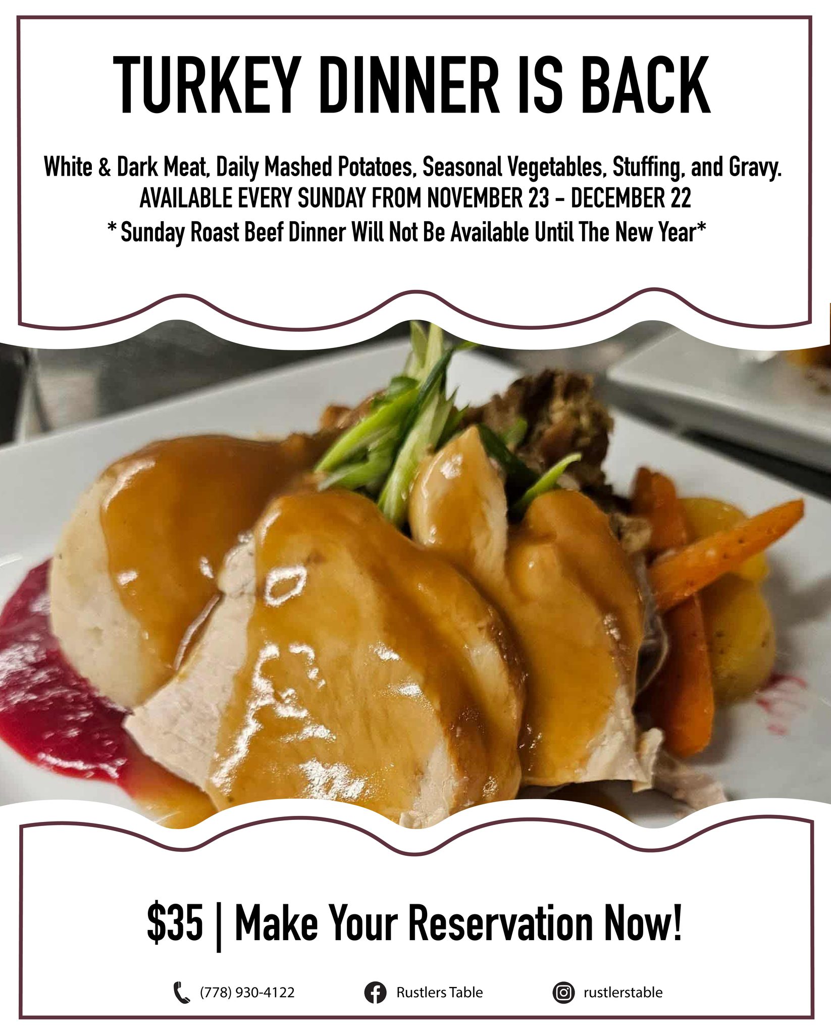 Rustler's Table Restaurant | Vernon BC