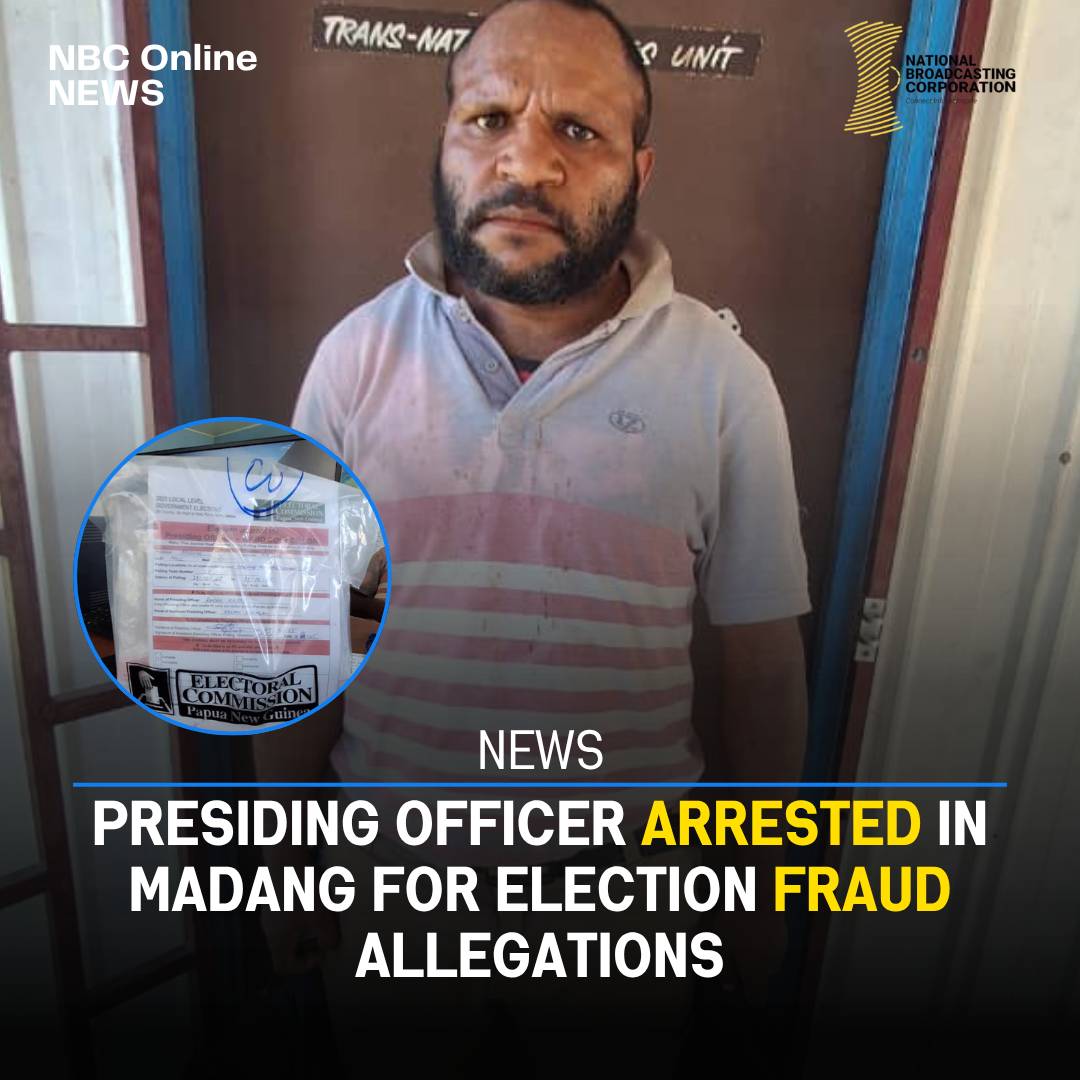 NBC News PNG - A presiding officer in the Madang Urban... | Facebook