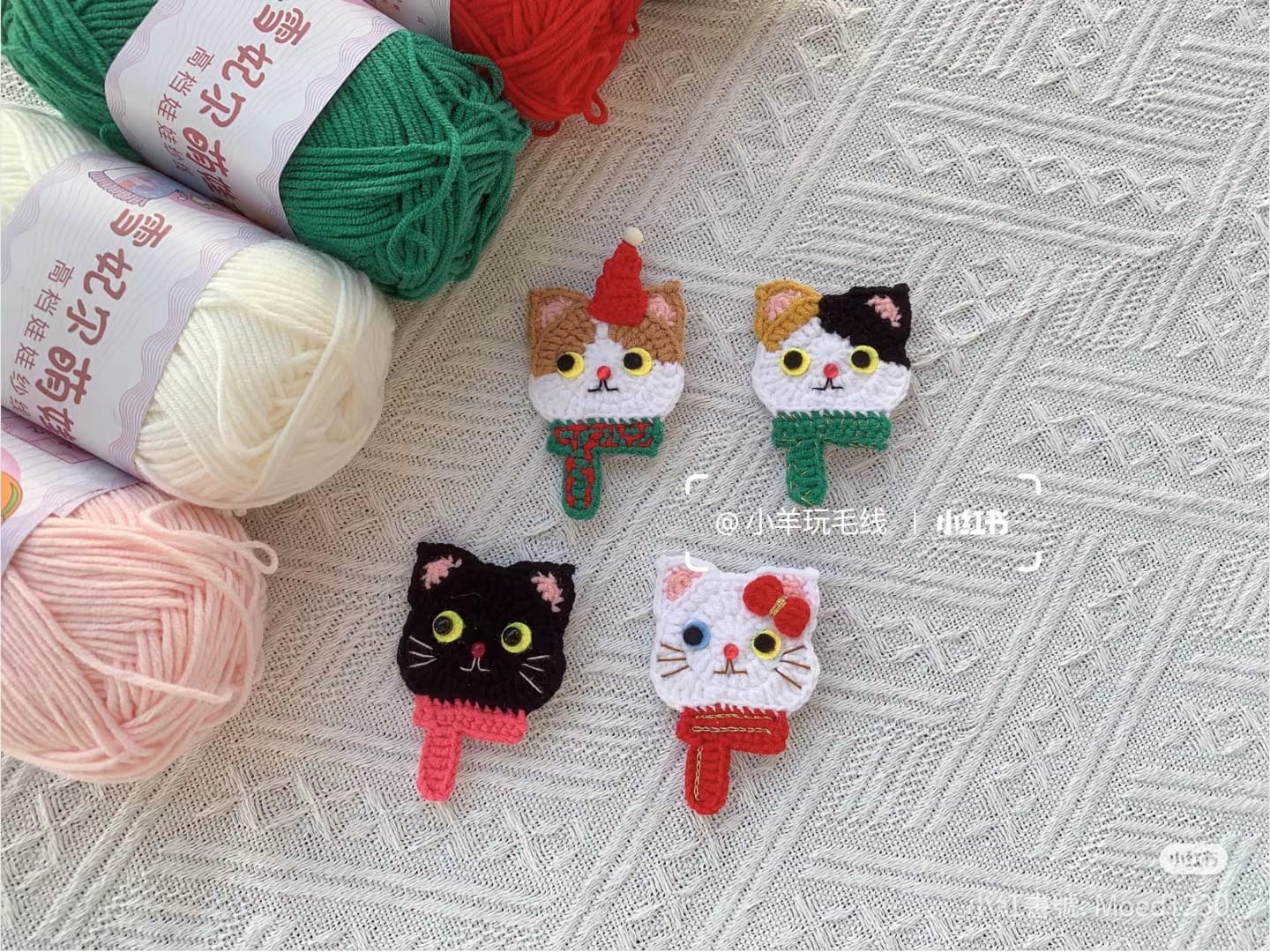 rui様コメント制♡ハンドメイド♡シンクオブミー猫ちゃんファーヘアゴム①