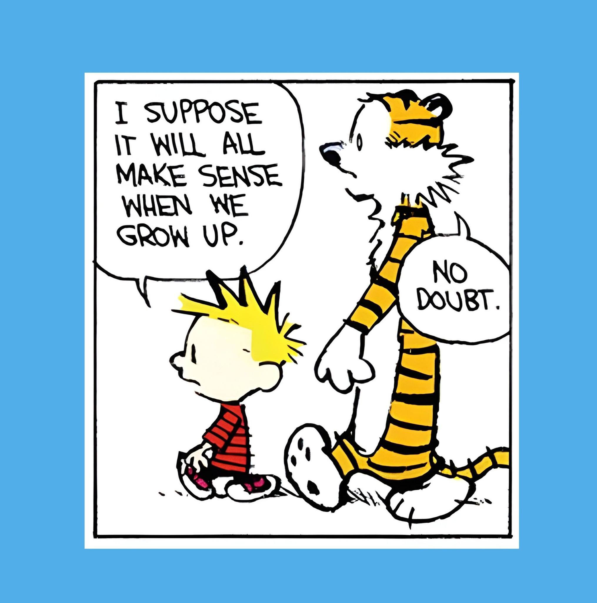 What does 'normal' even mean anyway? Bill Watterson always hitting us ...
