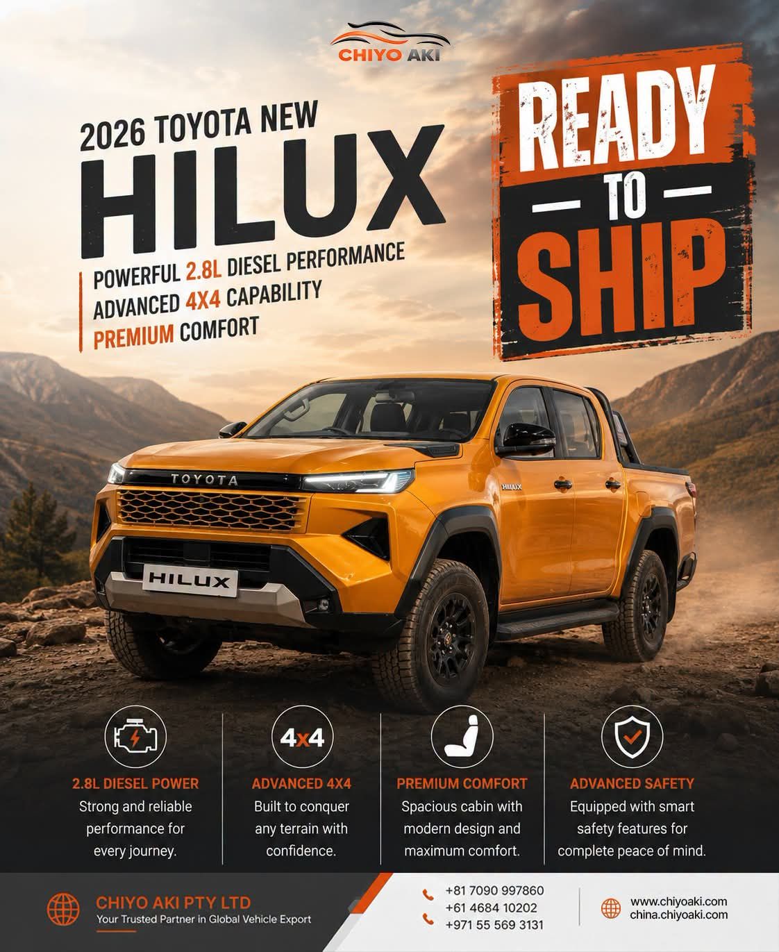小野 2026 Toyota Hilux SR5 pricing with extras from Moe at Toyota Torque