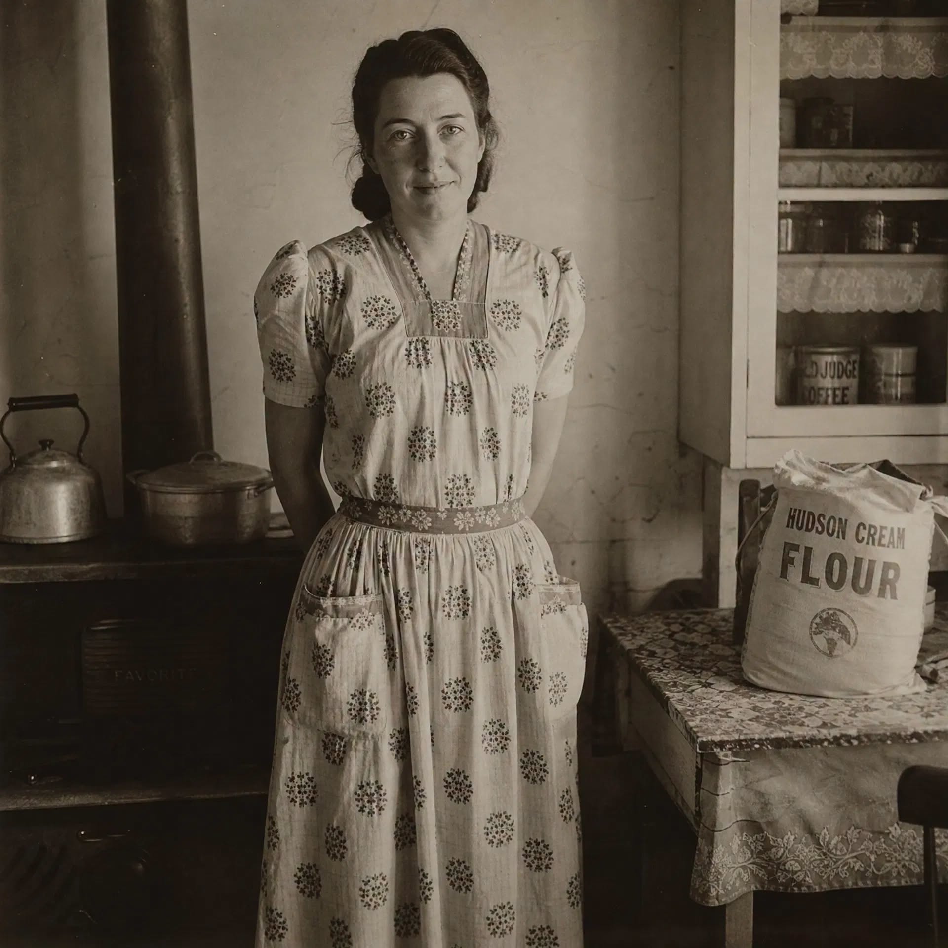 flour sack dress Overall  Whimsical Willow Boutique & Spa A patterned flour sack becomes a clever creation in this story set in the late 1930s featuring a crafty girl with a gift for repurposing her favorite daisy print Flour Sack Clothes - Wessels