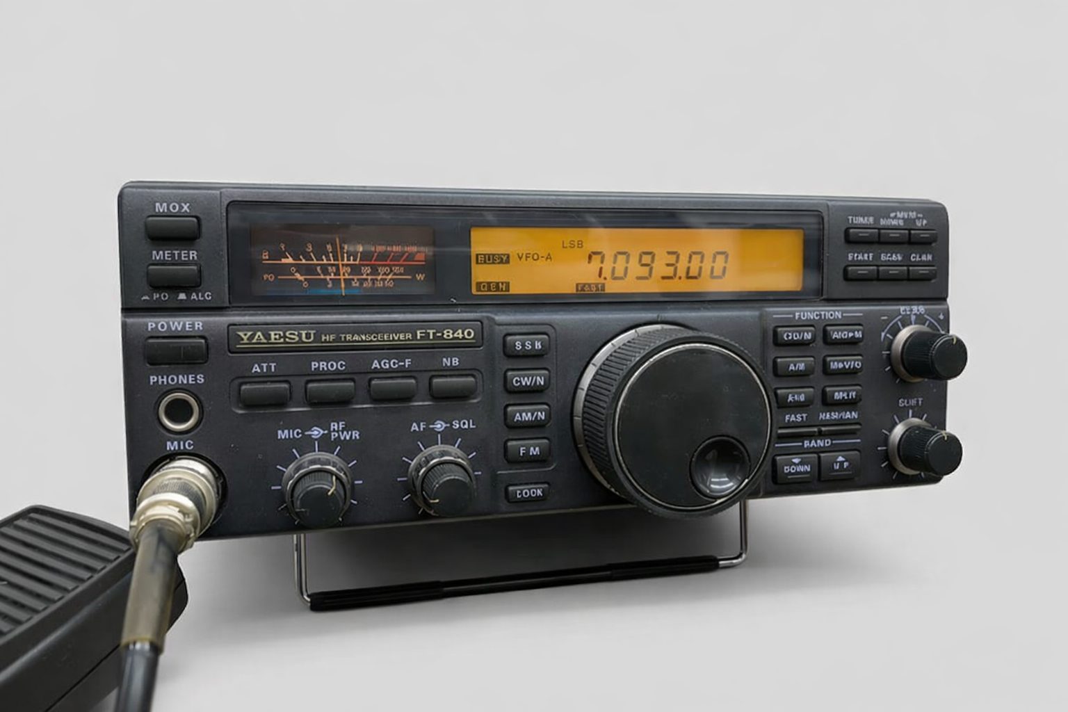 The Yaesu FT-847 amateur radio was first manufactured in 1998. It
