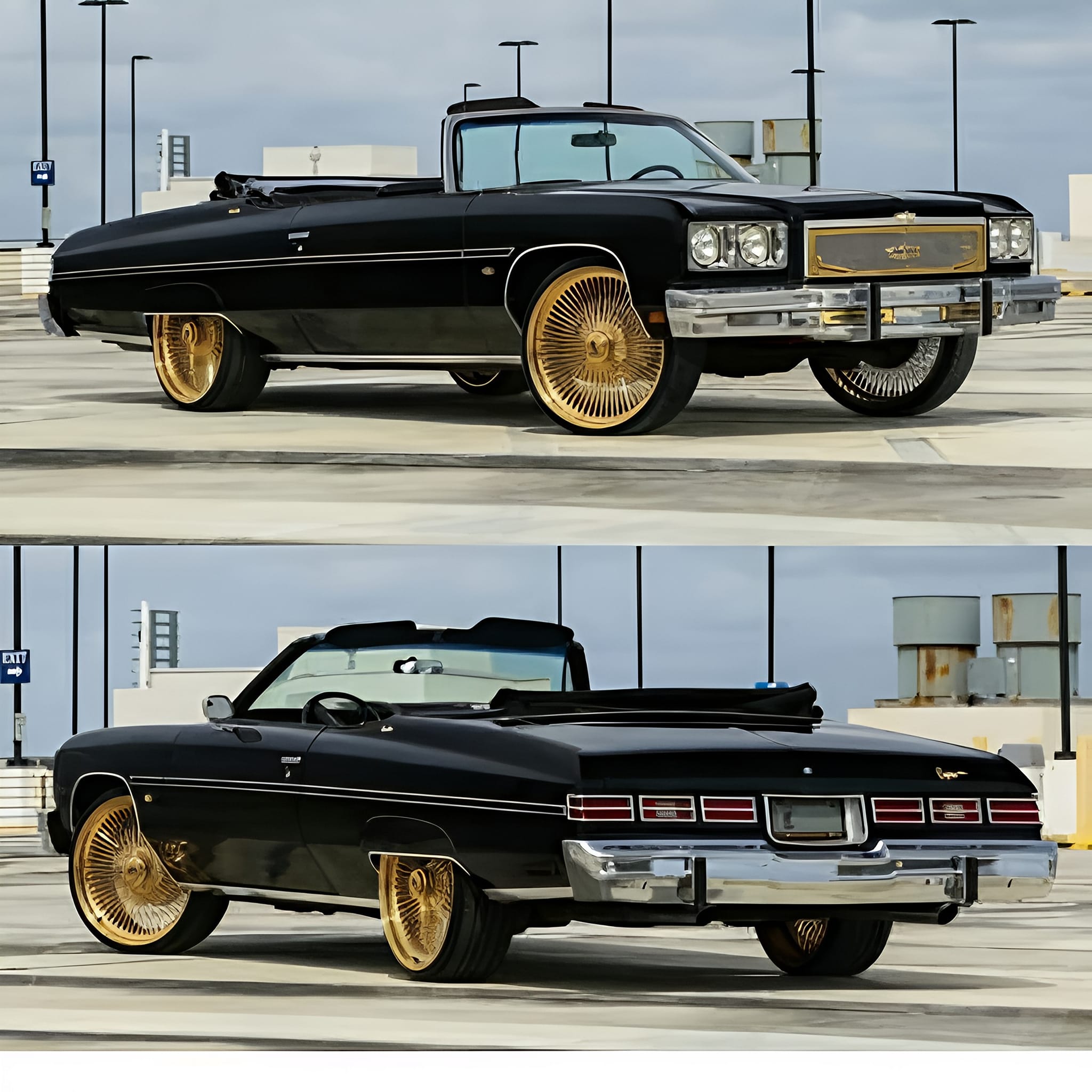 1975 Chevrolet Caprice #75Caprice #MajesticsCC #Hydraulics #Ragtop 