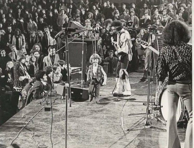 Jimi Hendrix was on stage at the Royal Albert Hall, London, in