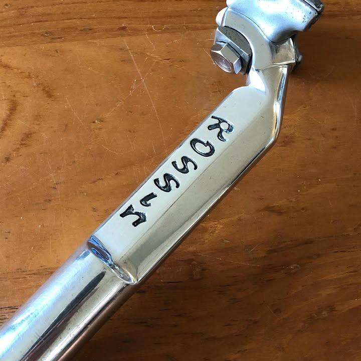 Vintage Rossin seatpost with Campagnolo