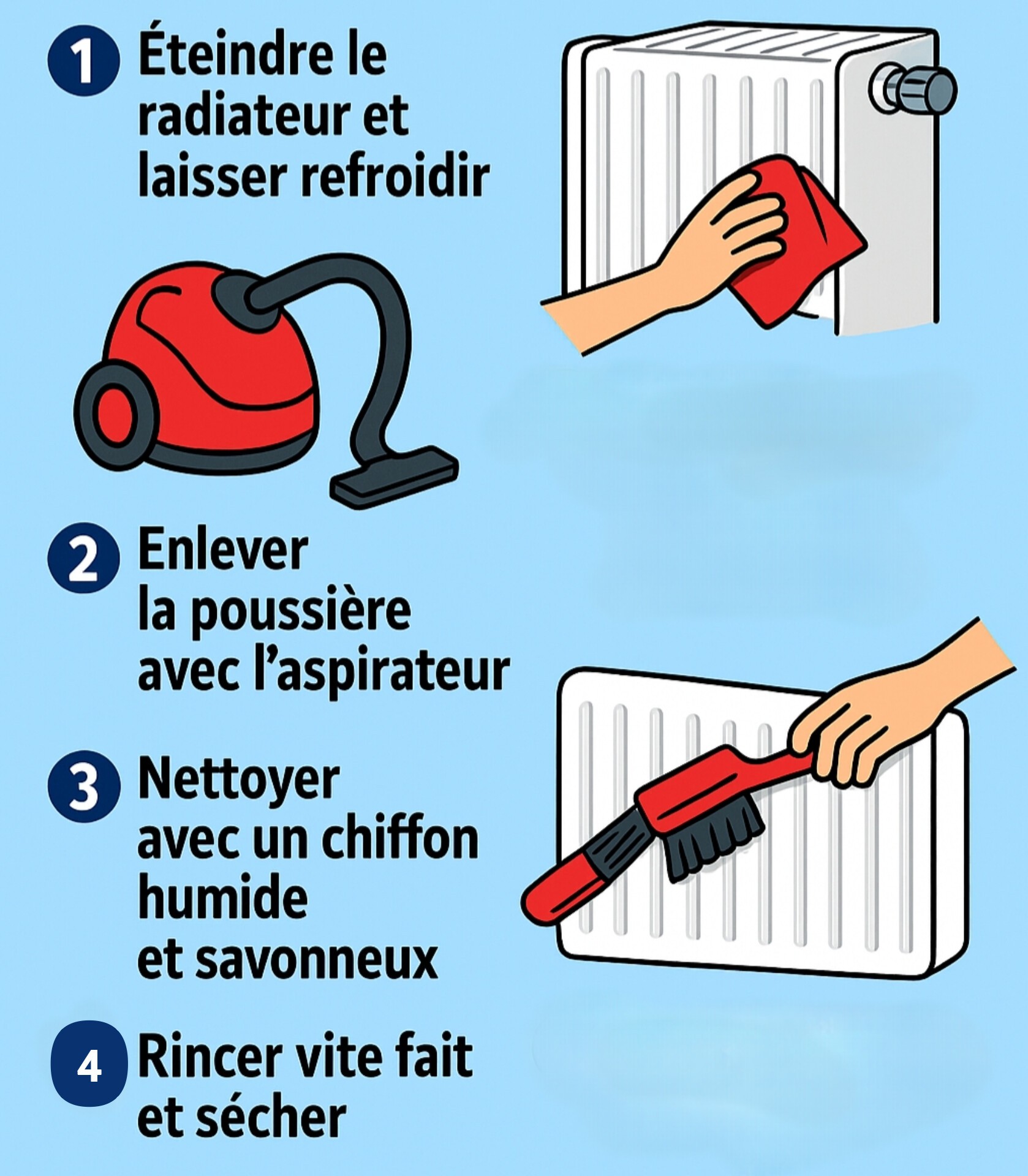 Astuce - Dépoussiérer les radiateurs et améliorer la chaleur moins de ...