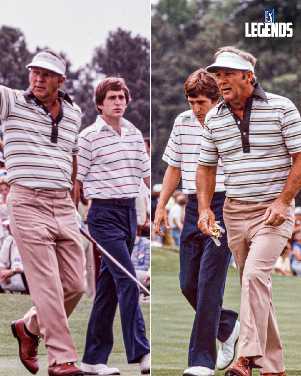 Arnold Palmer in action at the 1983 Masters ⛳ #ArnoldPalmer #Golf