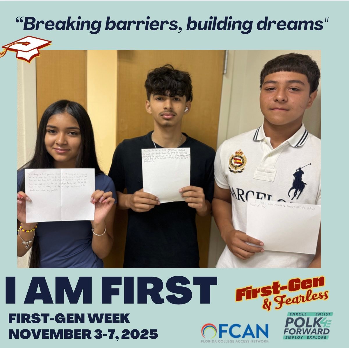 Polk RISE students are First-Gen... - PCPS College and Career | Facebook