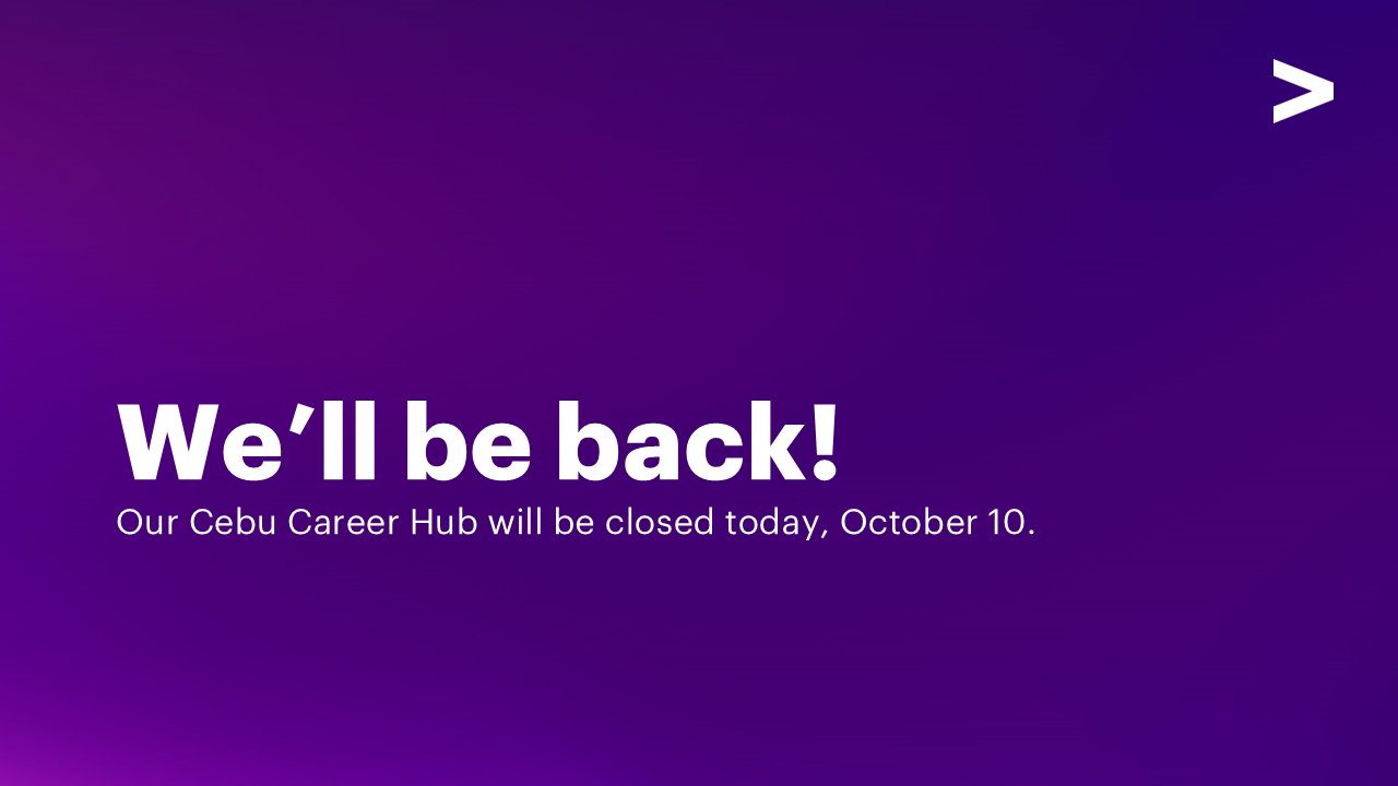 Our Cebu Career Hub will be... - Accenture in the Philippines | Facebook