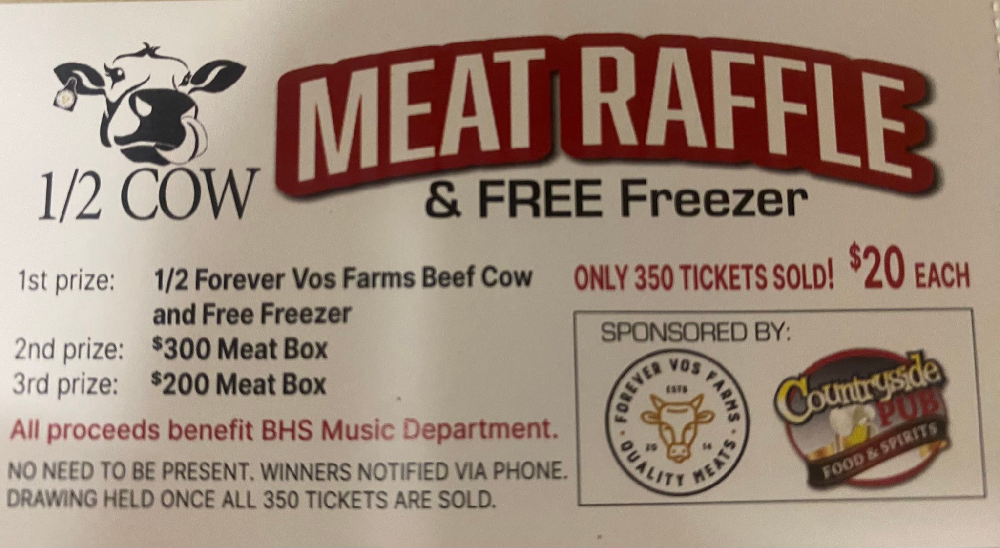 Countryside Pub - 🎟️ COUNTRYSIDE PUB COMMUNITY RAFFLE 🎟️... | Facebook