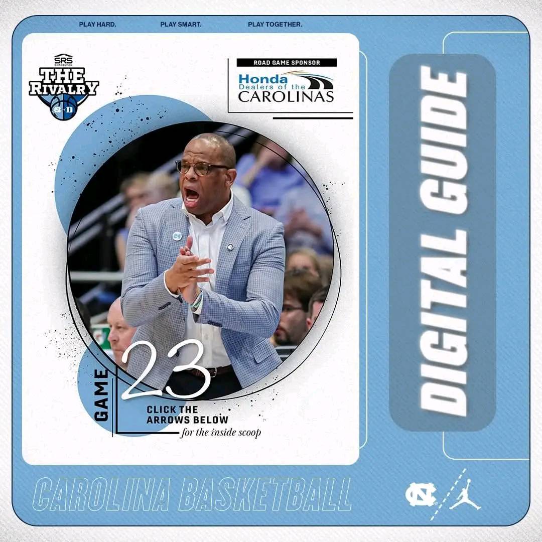 THE STORIED RIVALRY‼️ We are headed to Durham for a classic UNC