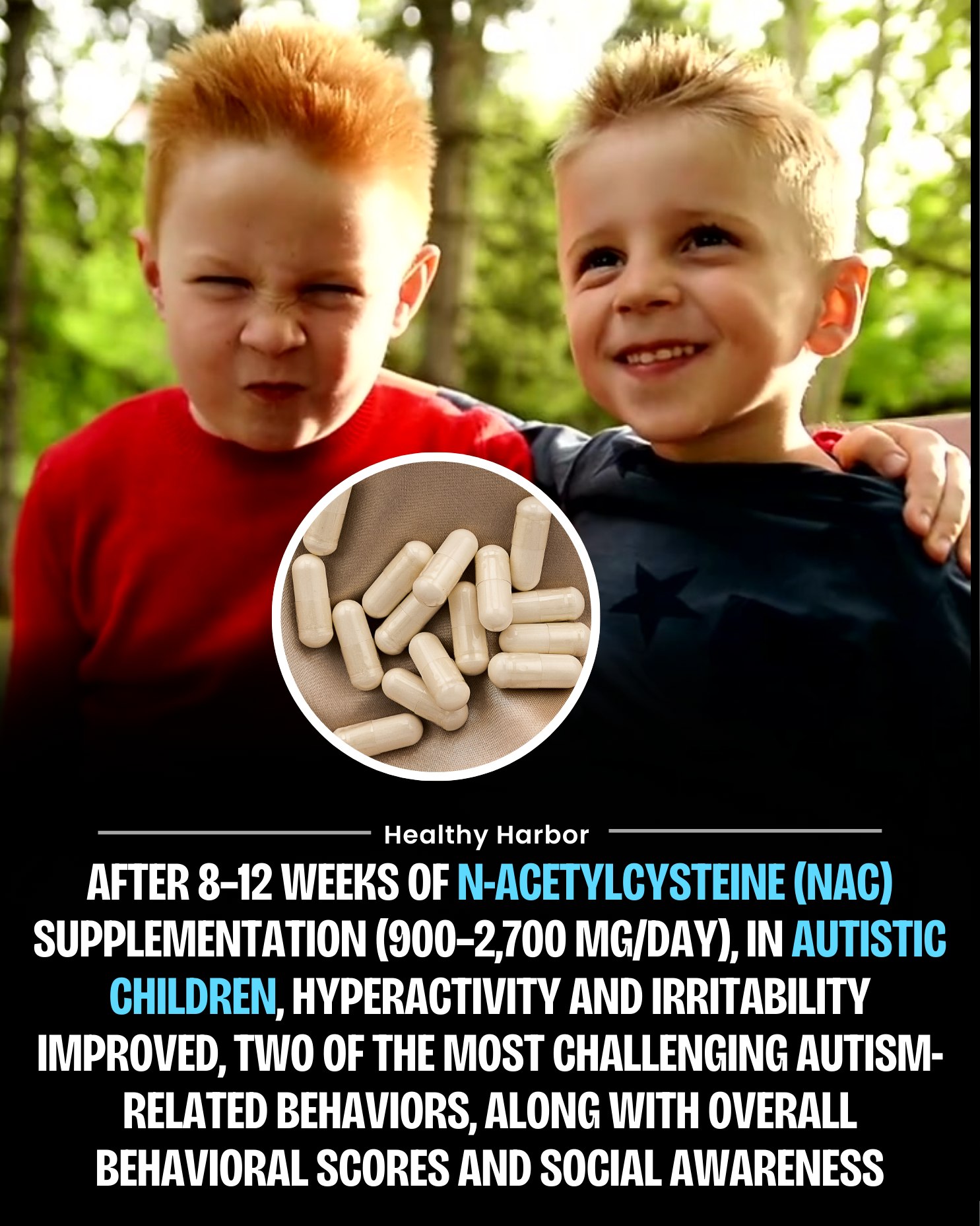 The study titled “Effectiveness of N-acetylcysteine in autism spectrum disorders: A meta-analysis of randomized controlled trials” was conducted by Tsung-Min Lee and colleagues and published in February 2021 in the Australian &