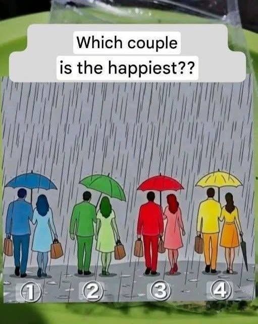 Which Couple Is the Happiest? Which couple is the happiest?? 1 2